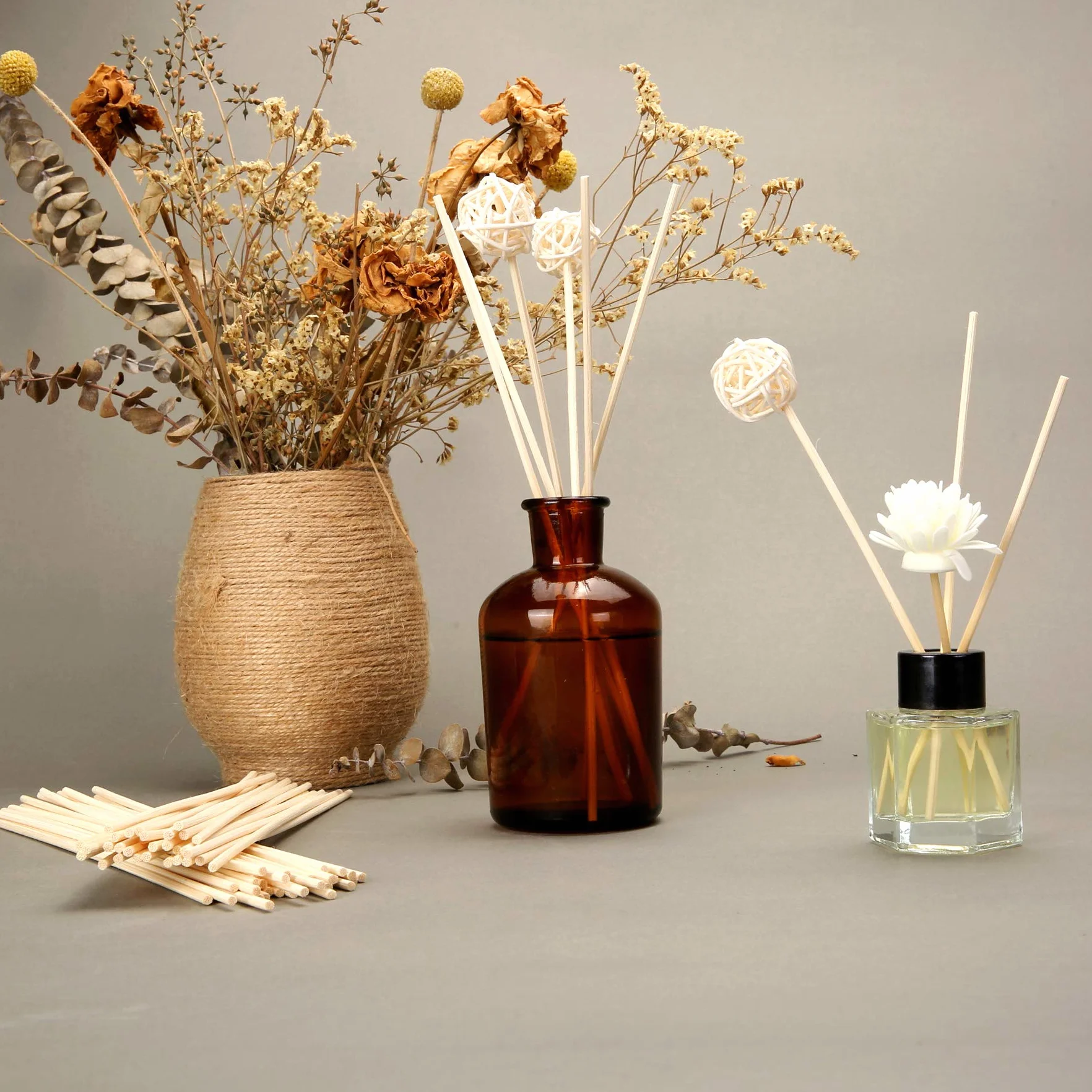 Bâtons de Diffuseur de Roseaux 19 cm Rechange pour Diffuseur d'Arôme d'Huile Essentielle Maison