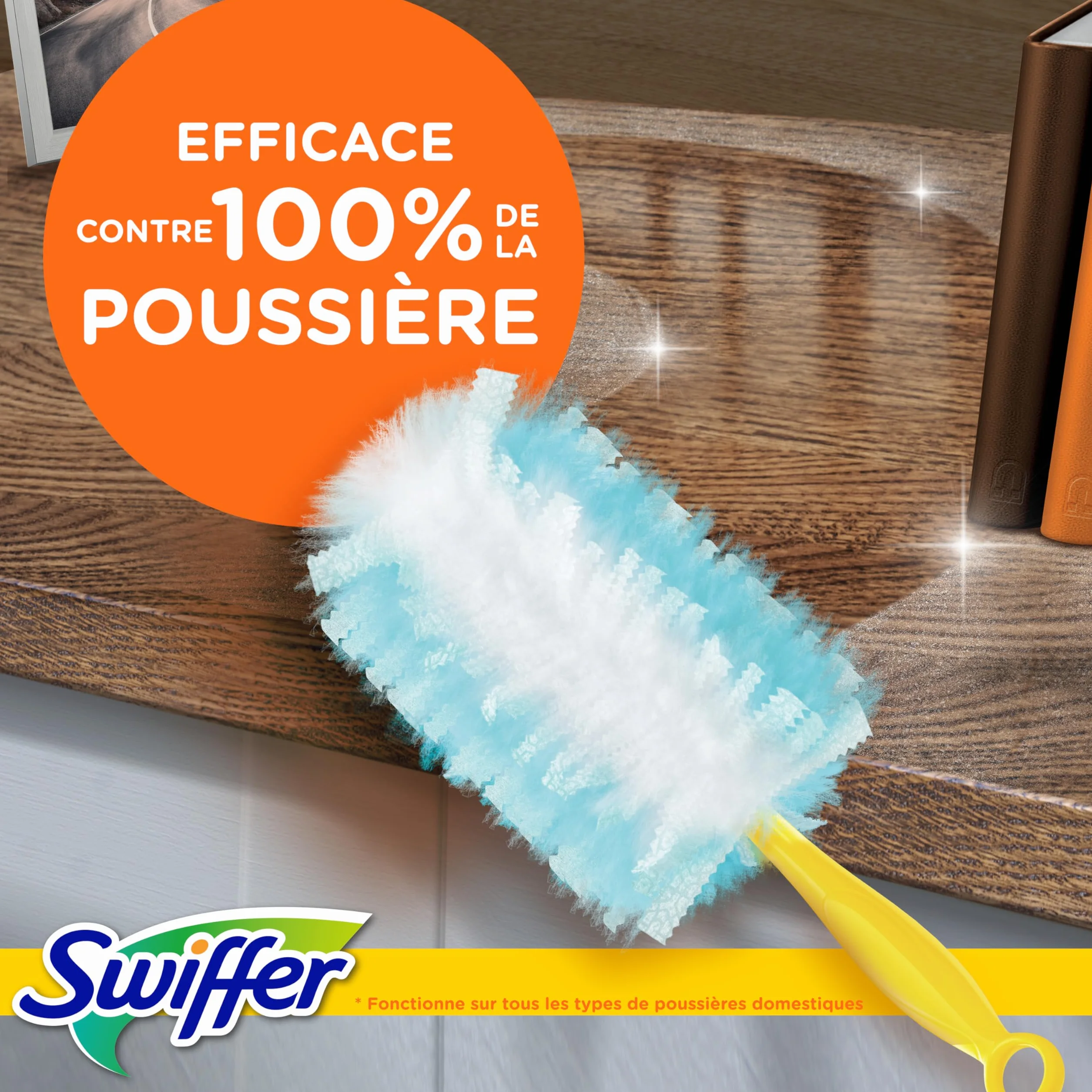 Swiffer Duster Plumeau Recharges 18 Unités Capture Poussière Poils Allergènes