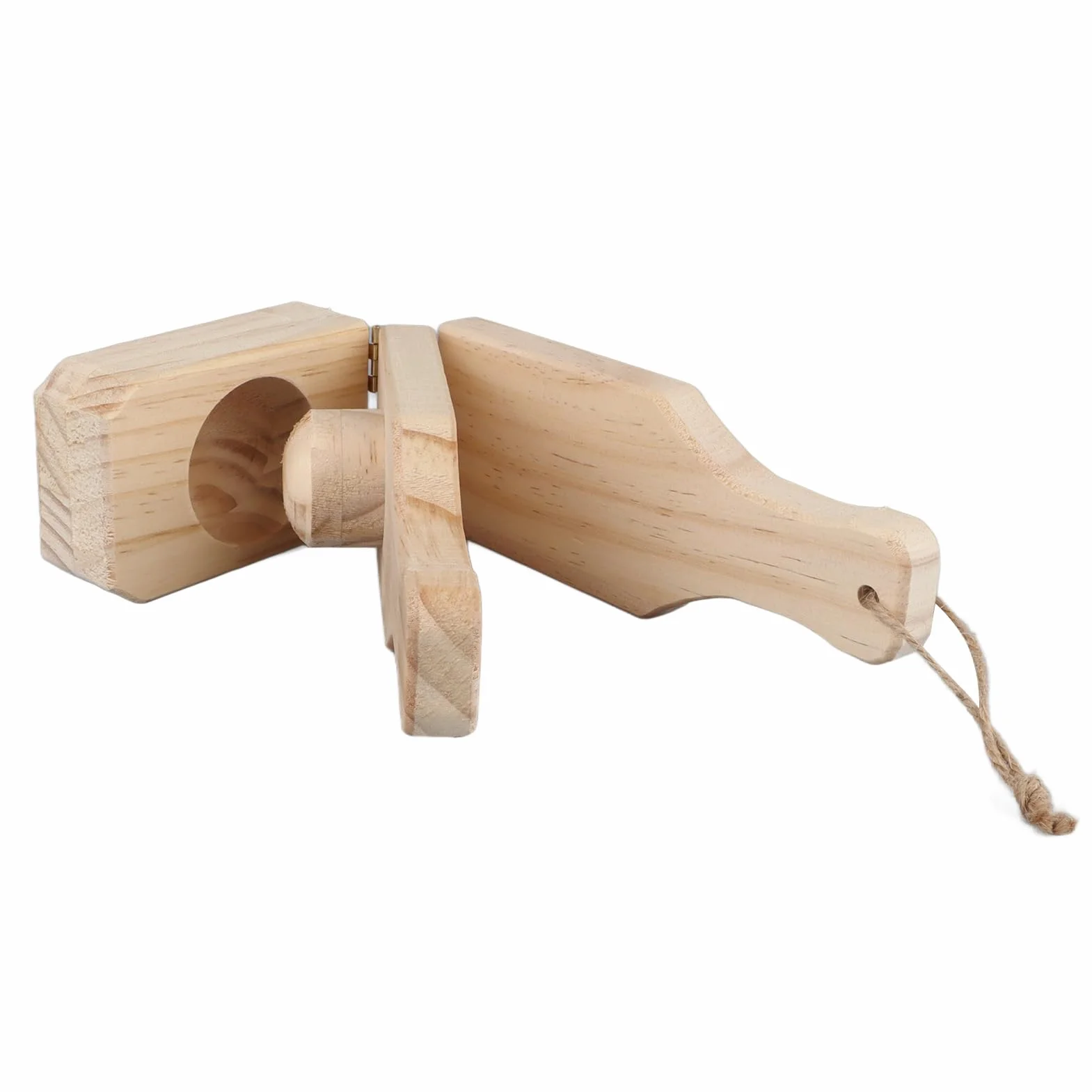 Presse à Plantain en Bois Tostonera Plantain Masher Réutilisable avec Lanière Suspendue