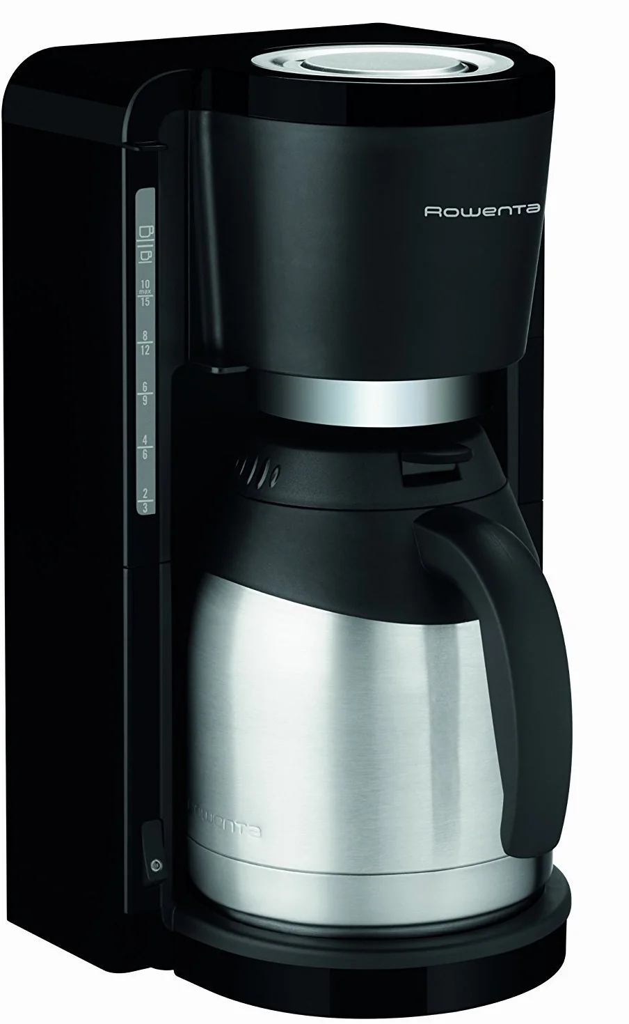 Rowenta CT381810 Cafetière Isotherme Adagio - Pot Thermo Isolant Inox - Maintient au Chaud pendant 4h - 10 à 15 Tasses