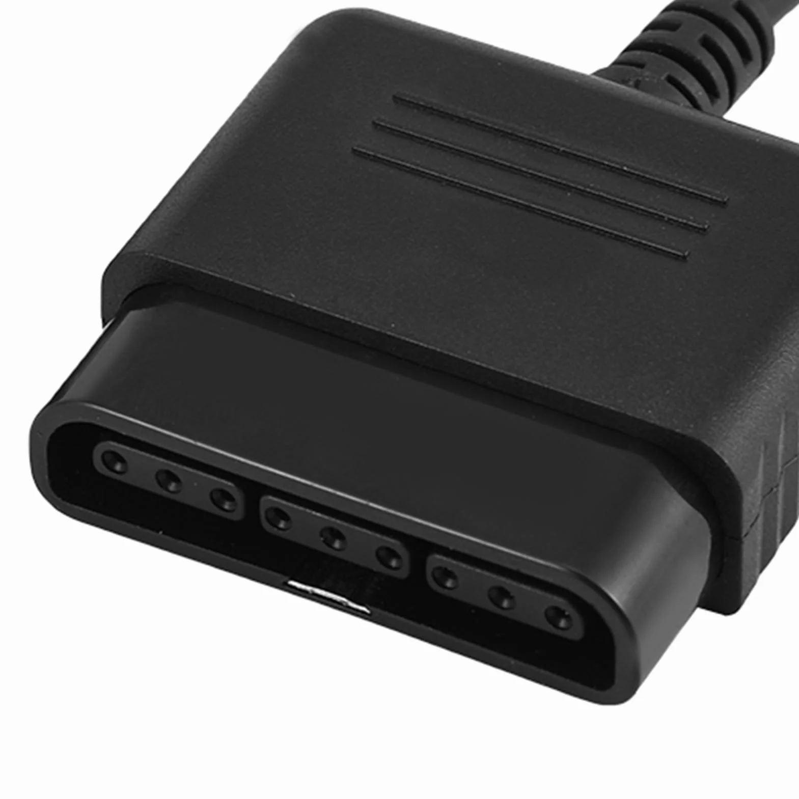 Adaptateur PS2 USB Convertisseur Câble Jeux PS2 vers PS3 PC Manettes Originales Double Vibration Compatible Windows ABS