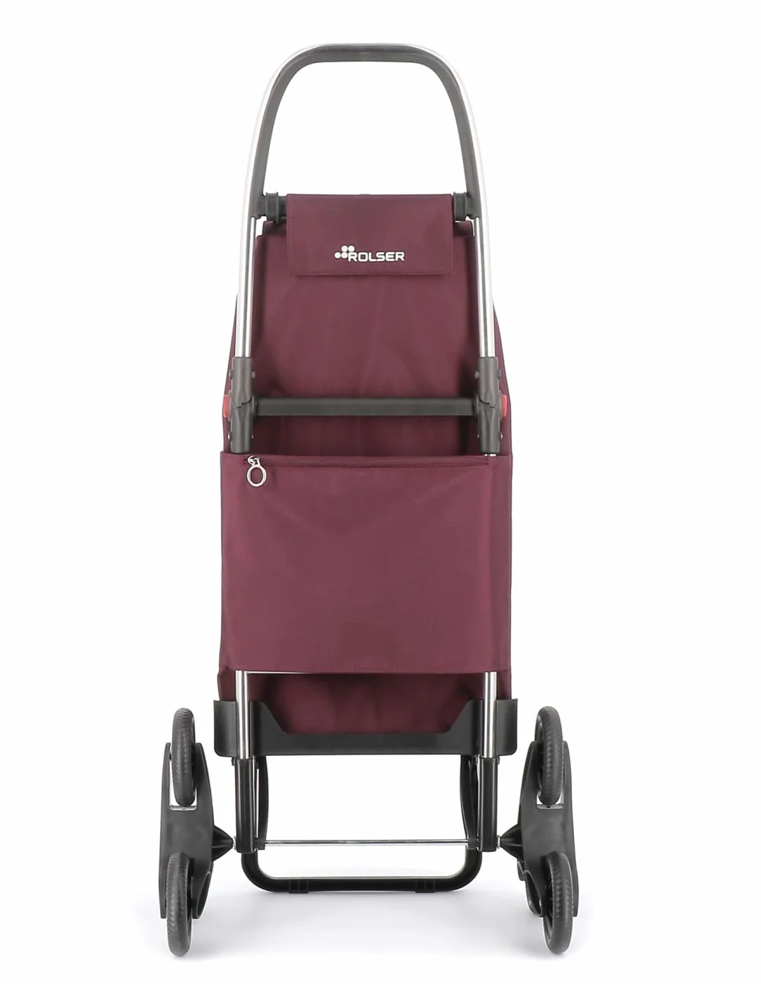 Chariot de Course Rolser I-Max MF 6 Roues Monte Escaliers Pliante - Bordeaux