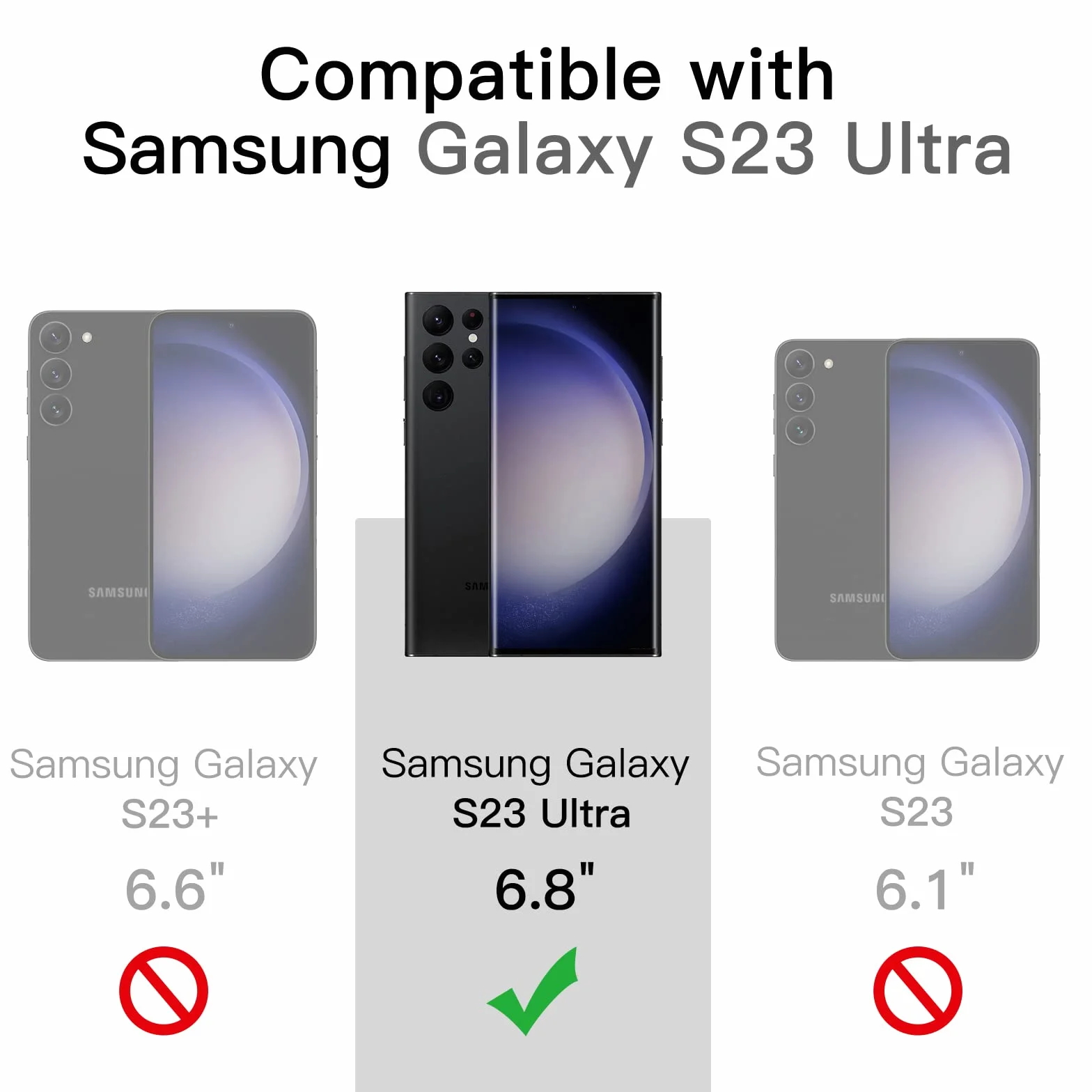 JETech Etui Magnetyczne dla Samsung Galaxy S23 Ultra 5G 6,8 Cala, Kompatybilne z MagSafe, Półprzezroczysty Matowe Tyłu Odporny na Wstrząsy Osłona Telefonu (Czarny)
