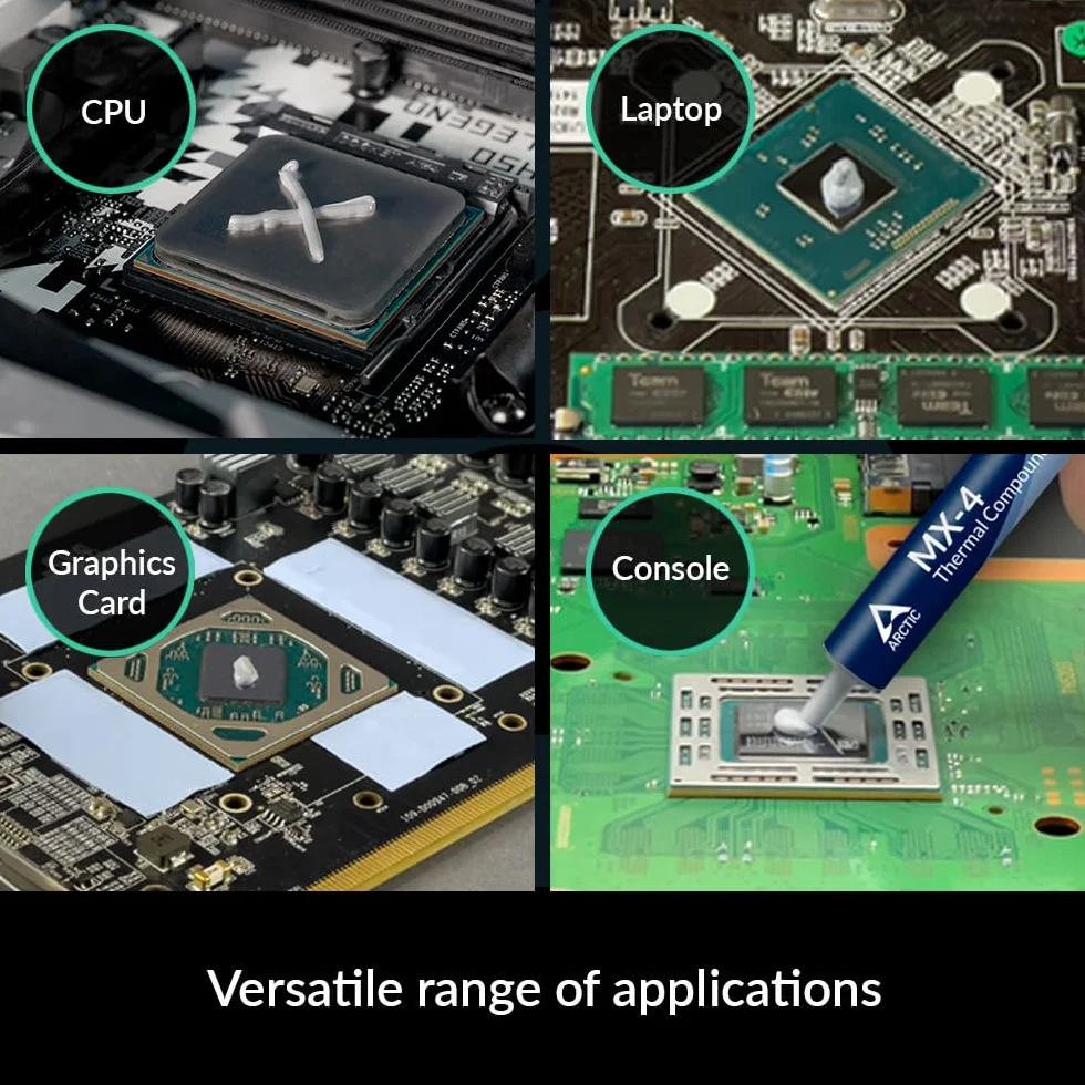 ARCTIC MX-4 4 g Pâte thermique haute performance CPU GPU PC PS4 XBOX conductivité thermique élevée