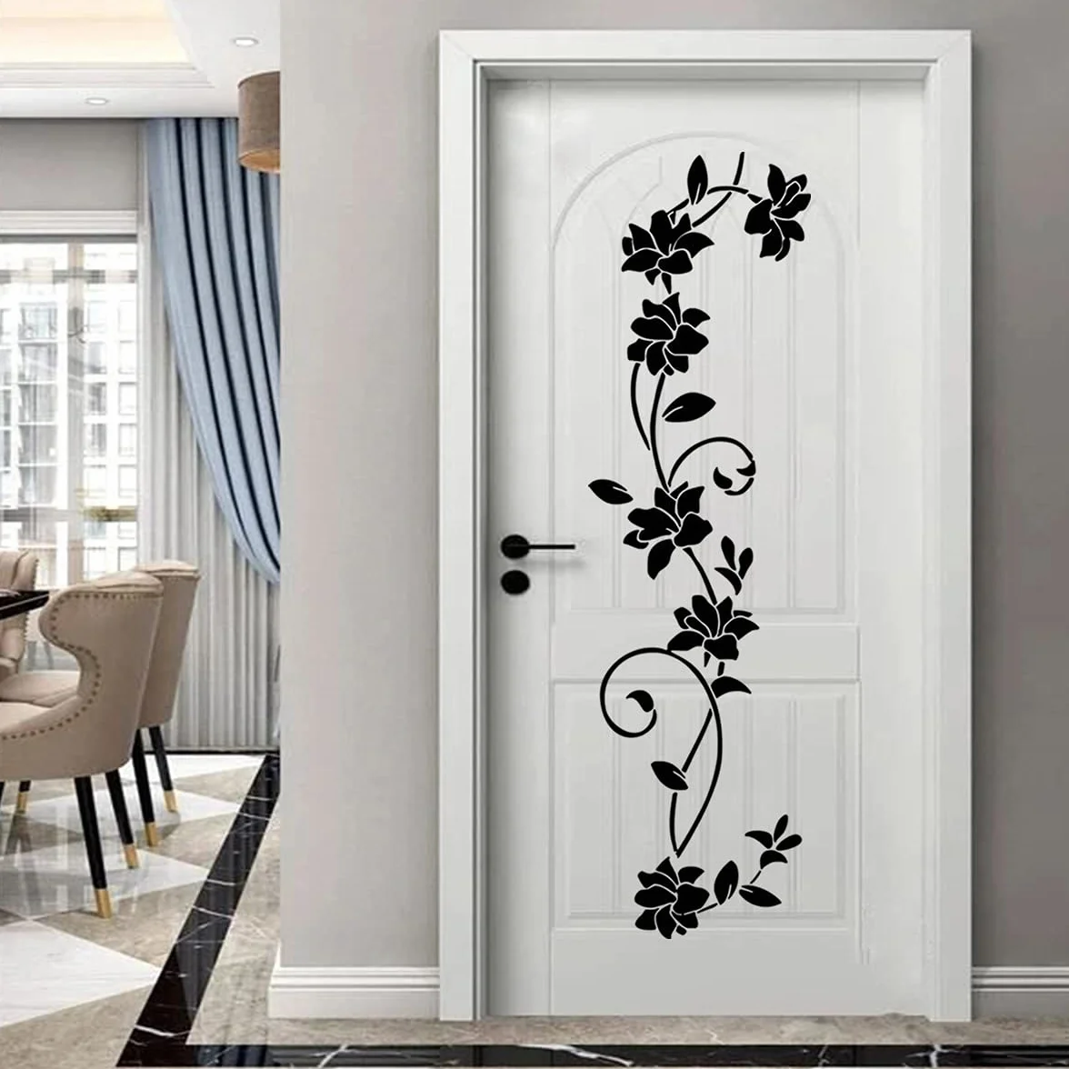 Graz Design Sticker mural XXL Motif fleurs et vigne