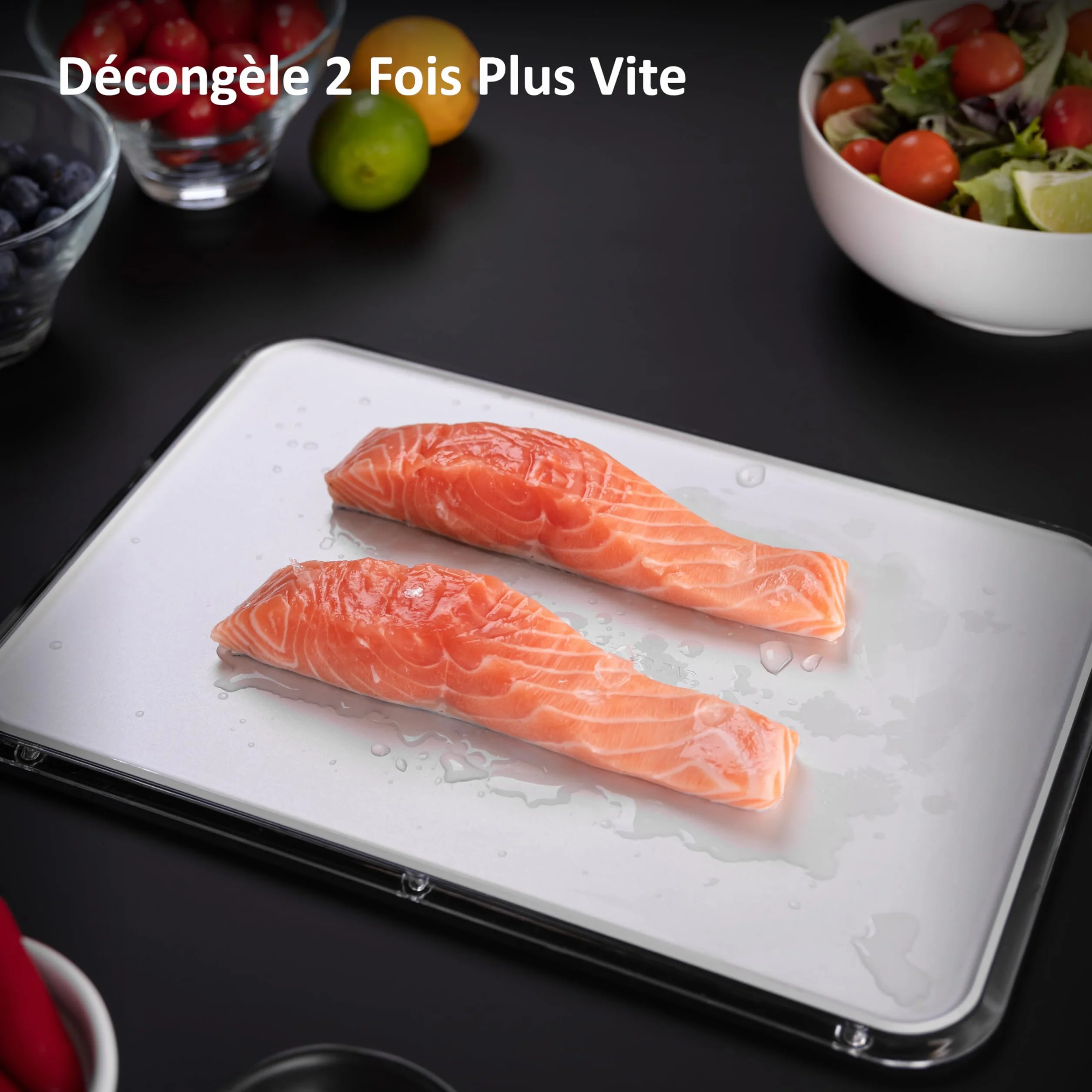 Haier Fresher Pad - Plateau de Congélation en Aluminium - Accélère la Congélation et la Décongélation des Aliments en Préservant Les Valeurs Nutritionnelles - 345 x 245 mm