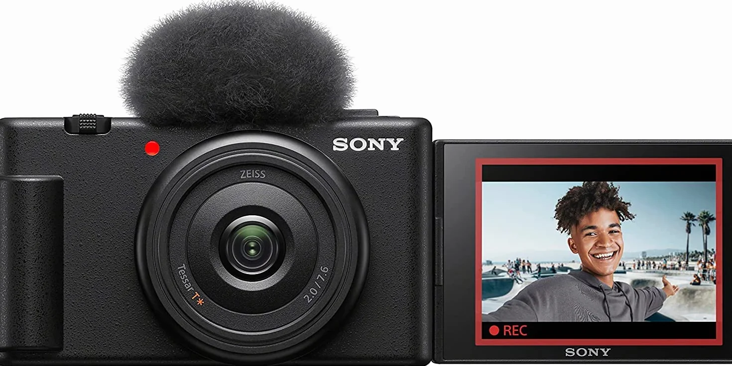 Sony Zv-1F ZV1FB.CE3 Aparat Cyfrowy, Czarny, 20.1 MP