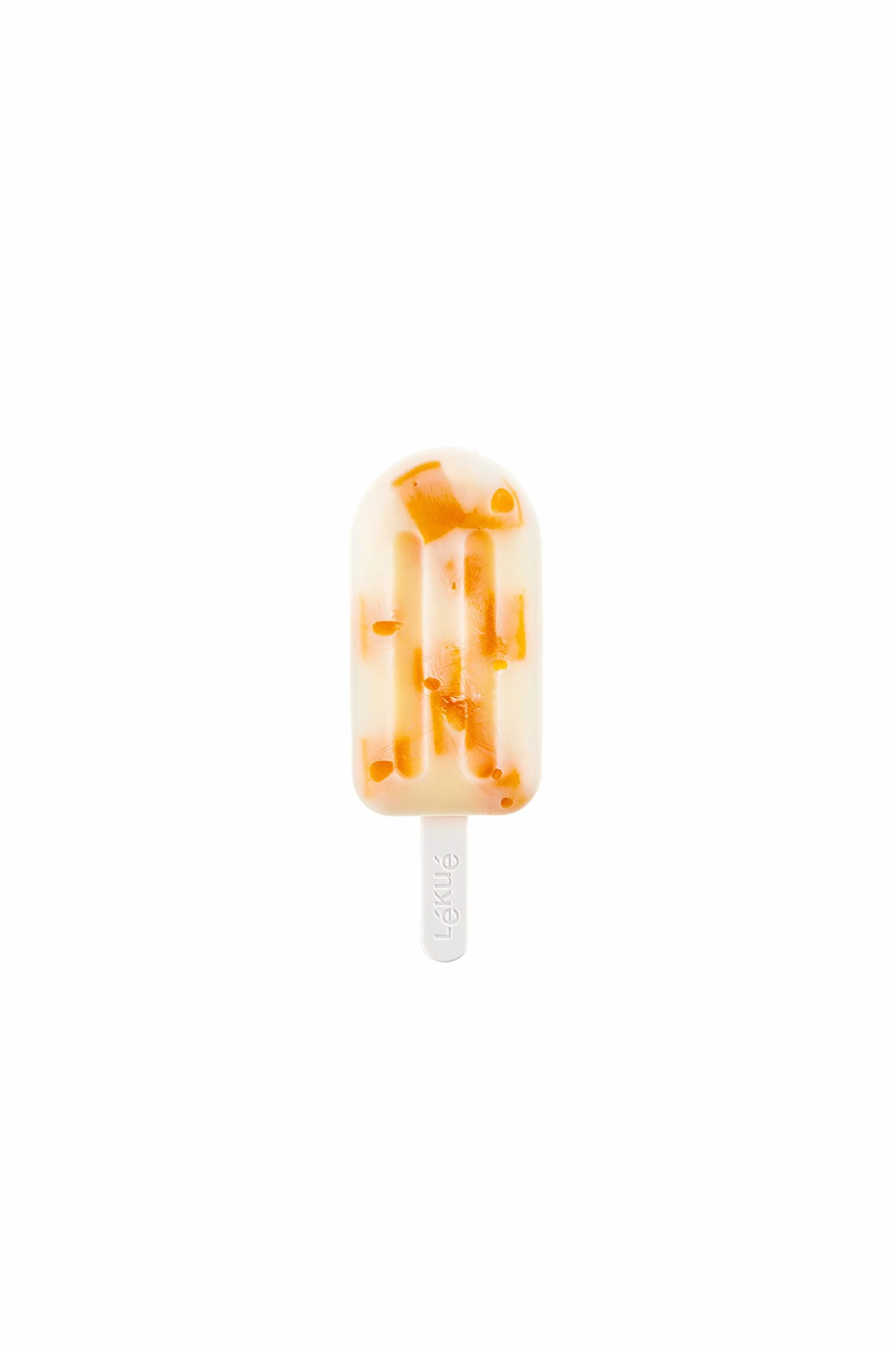 Lékué Pack Moule à glace empilable Classique 16,5 cm 4 pièces Rouge/Jaune