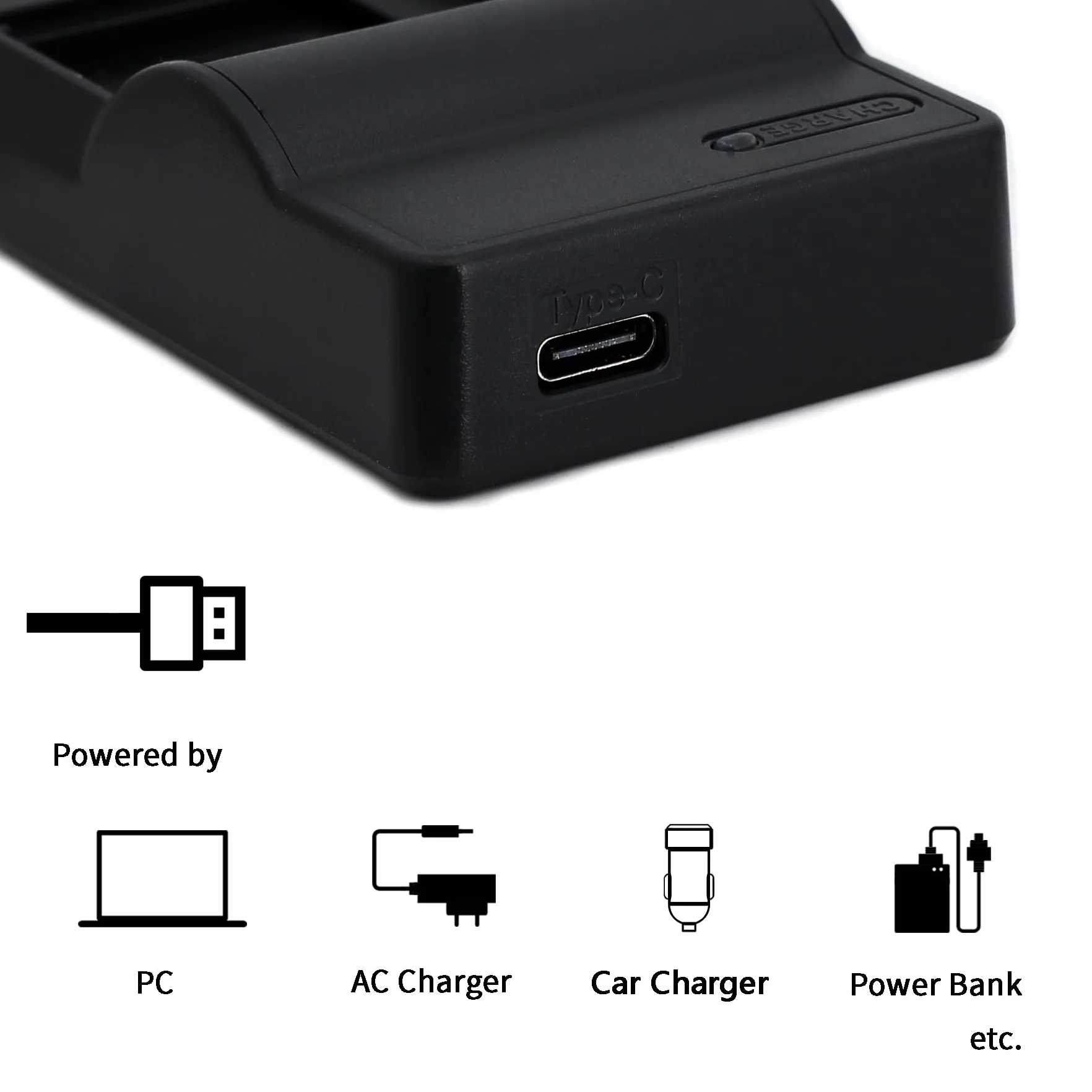 Norifon CGA-S007 USB Ładowarka do Panasonic DMC-TZ11, DMC-TZ15, DMC-TZ4, DMC-TZ5, Lumix DMC-TZ1, DMC-TZ2, DMC-TZ3, DMC-TZ4K, DMC-TZ4S, DMC-TZ50 Aparat i nie tylko