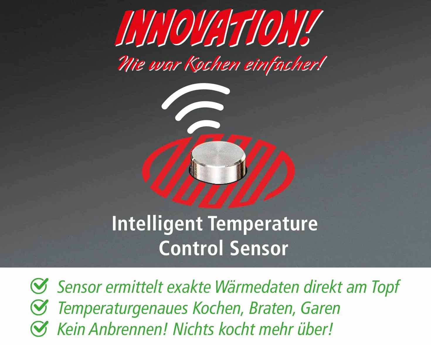 Rommelsbacher CTS 2000/IN plaque Noir, Argent Comptoir Plaque avec zone à induction 1 zone(s)