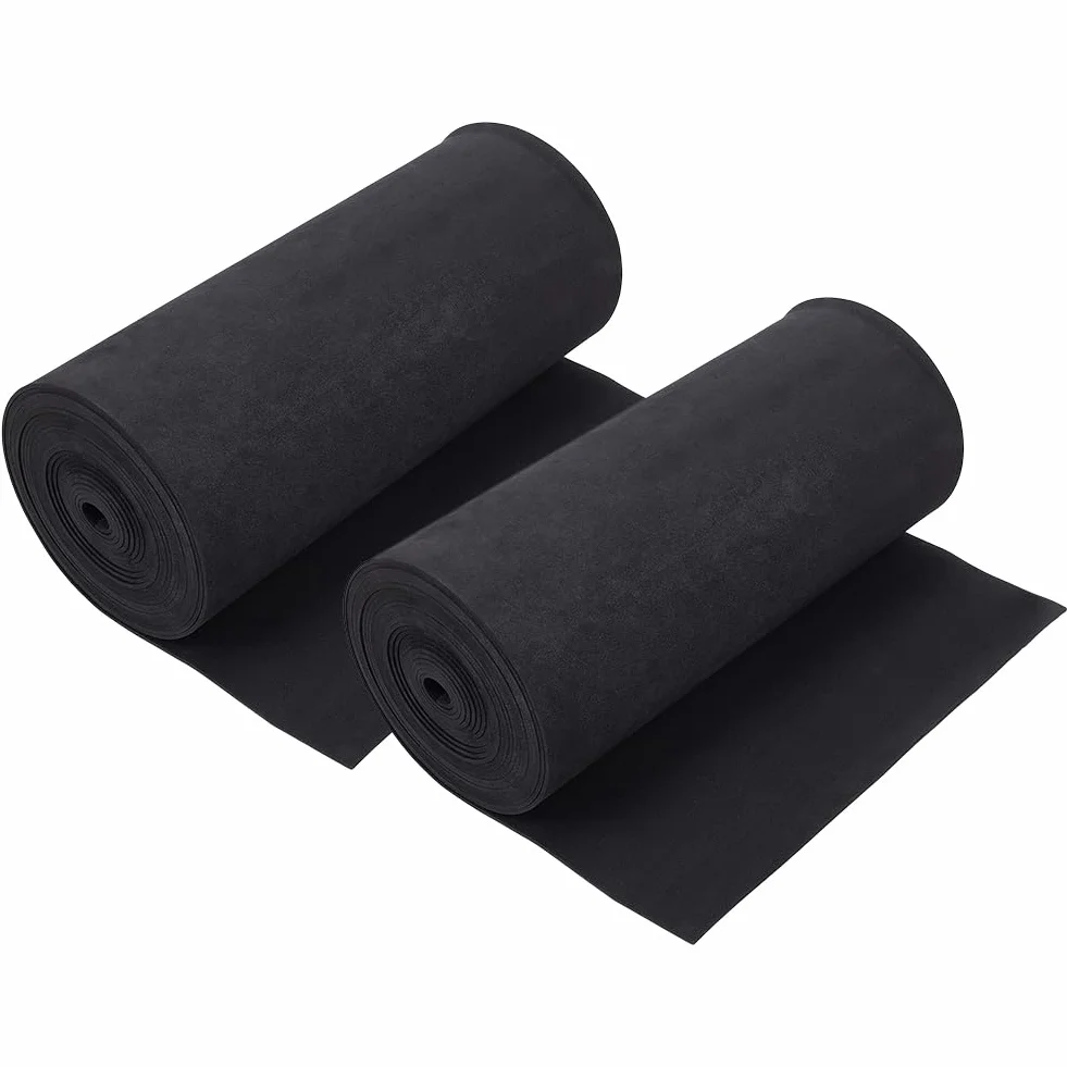 NBEADS Tapis de Doublure de Boîte à Outils 8mx40cm Revêtement de Tiroir Protection Optimale Noir
