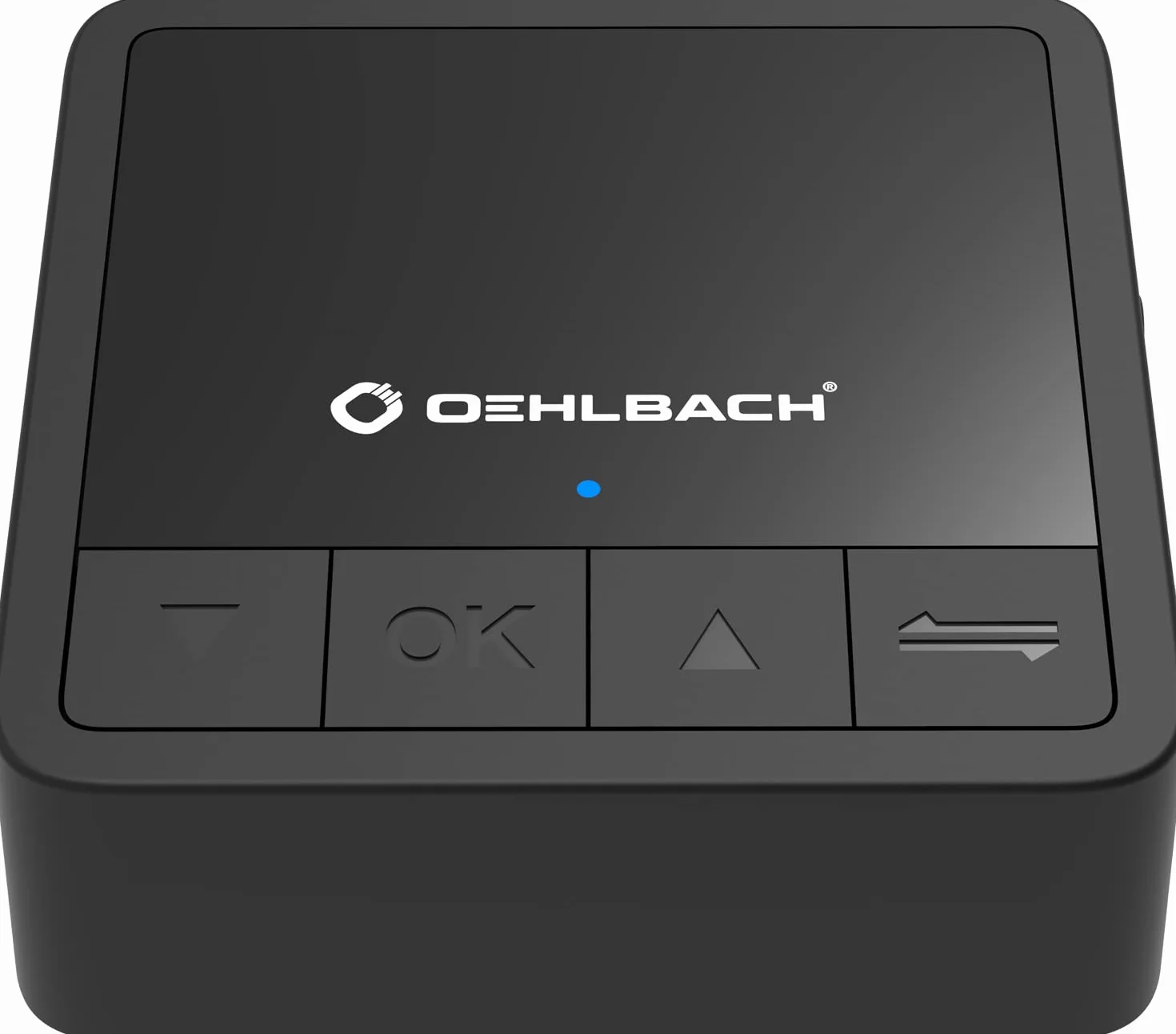 Oehlbach BTR Innovation 5.2 – nadajnik i odbiornik Bluetooth (nadajnik/odbiornik) w jakości aptX, wyświetlacz OLED, 20 godzin pracy baterii, zasięg 10 m, czarny