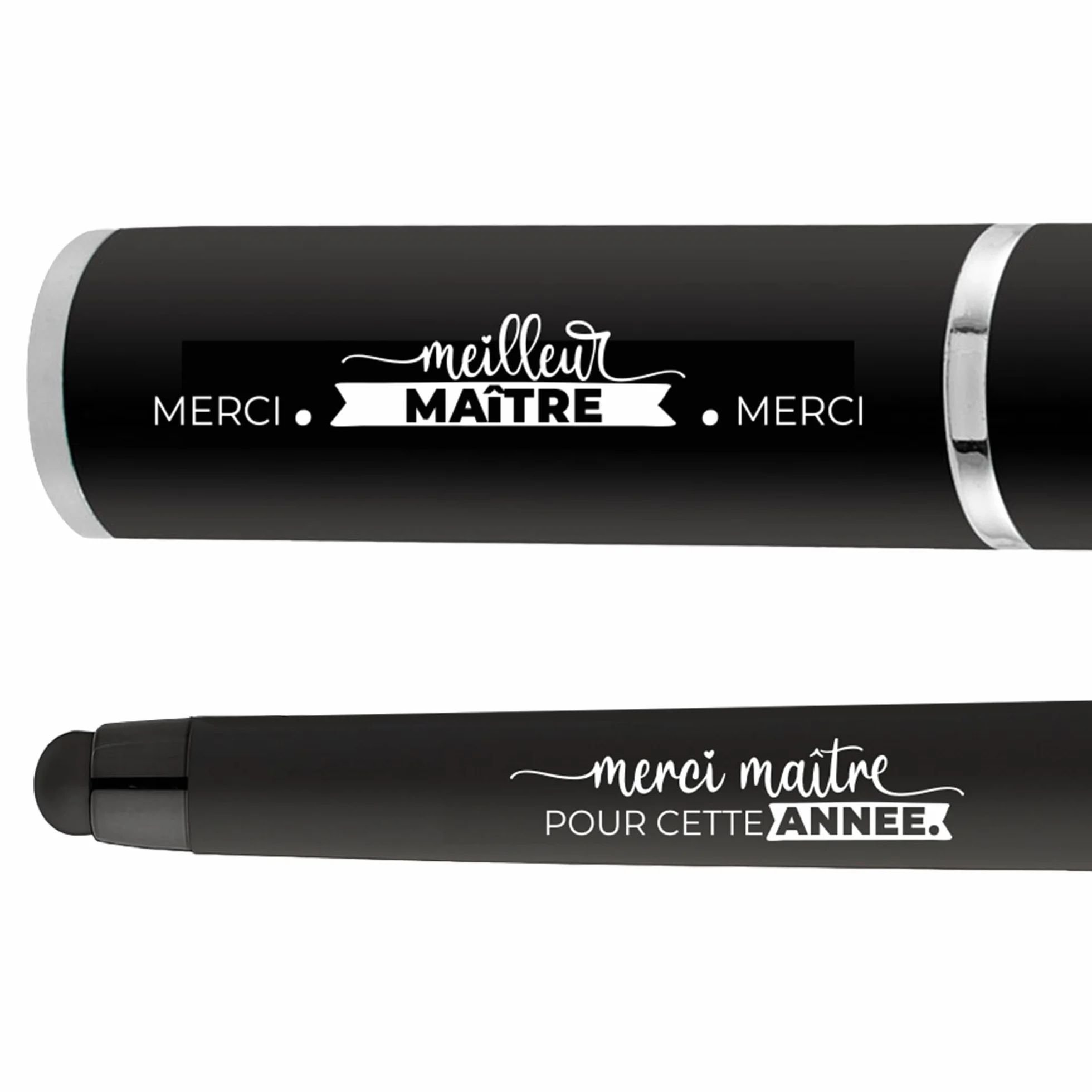 STYLO personnalisé avec stylet pour écran tactile et ÉTUI CADEAU offert Idée cadeaux PAS CHERS ÉCOLE NOËL