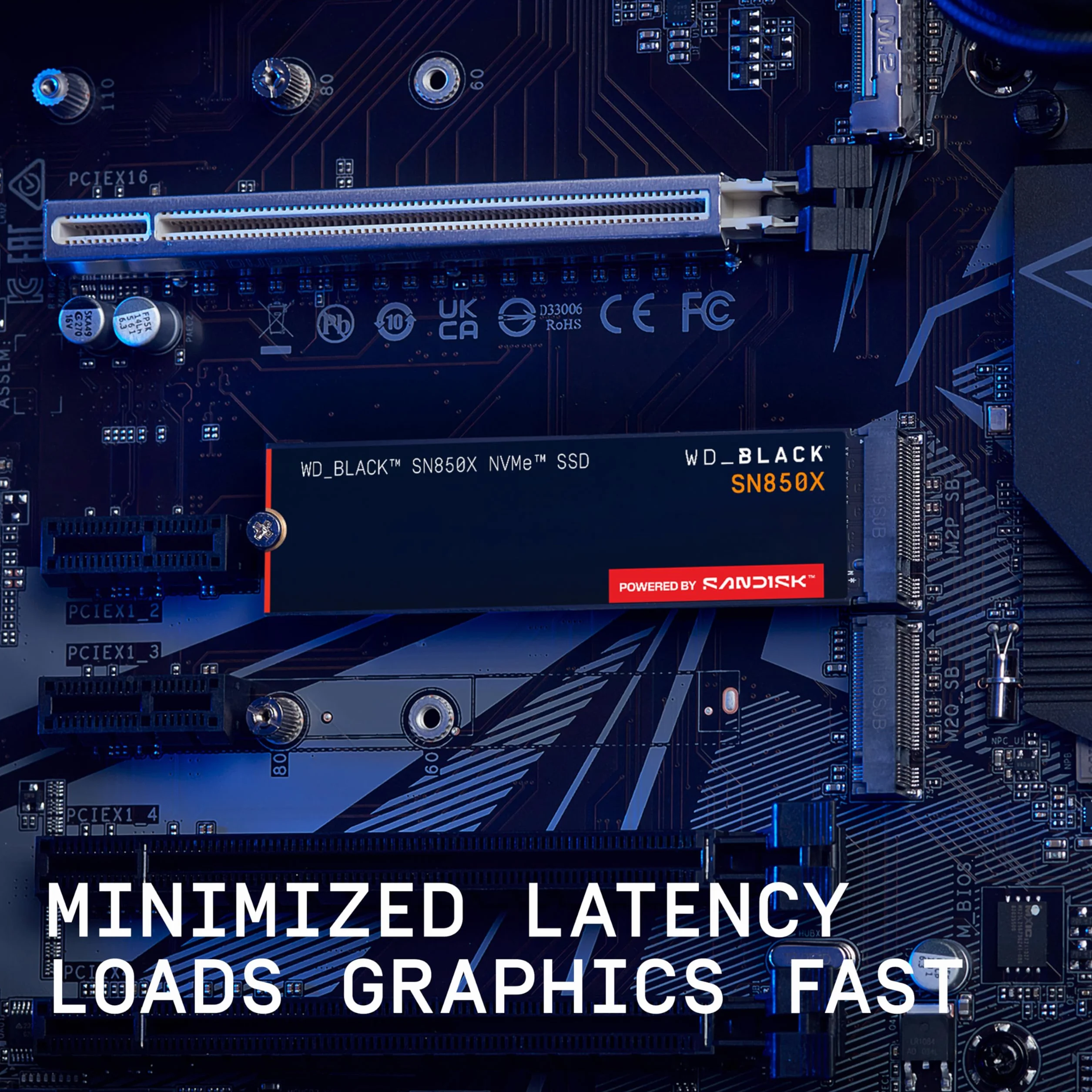 Wd Sn850X WDS100T2X0E Dysk Ssd, Czarny, 1 TB