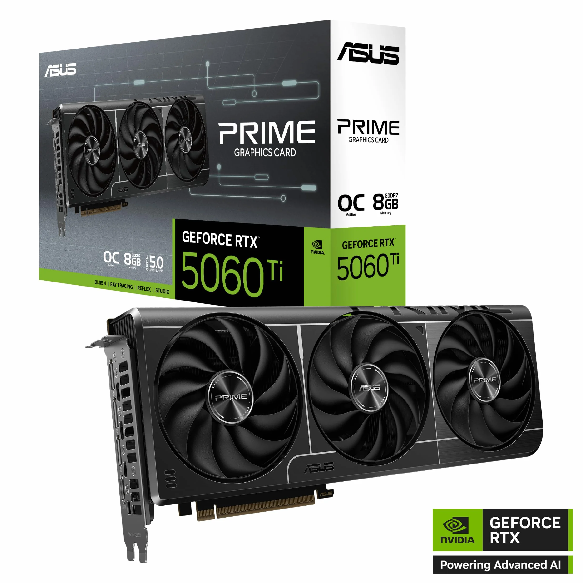 ASUS Prime -RTX5060TI-O8G NVIDIA GeForce RTX 5060 Ti 8 GB GDDR7