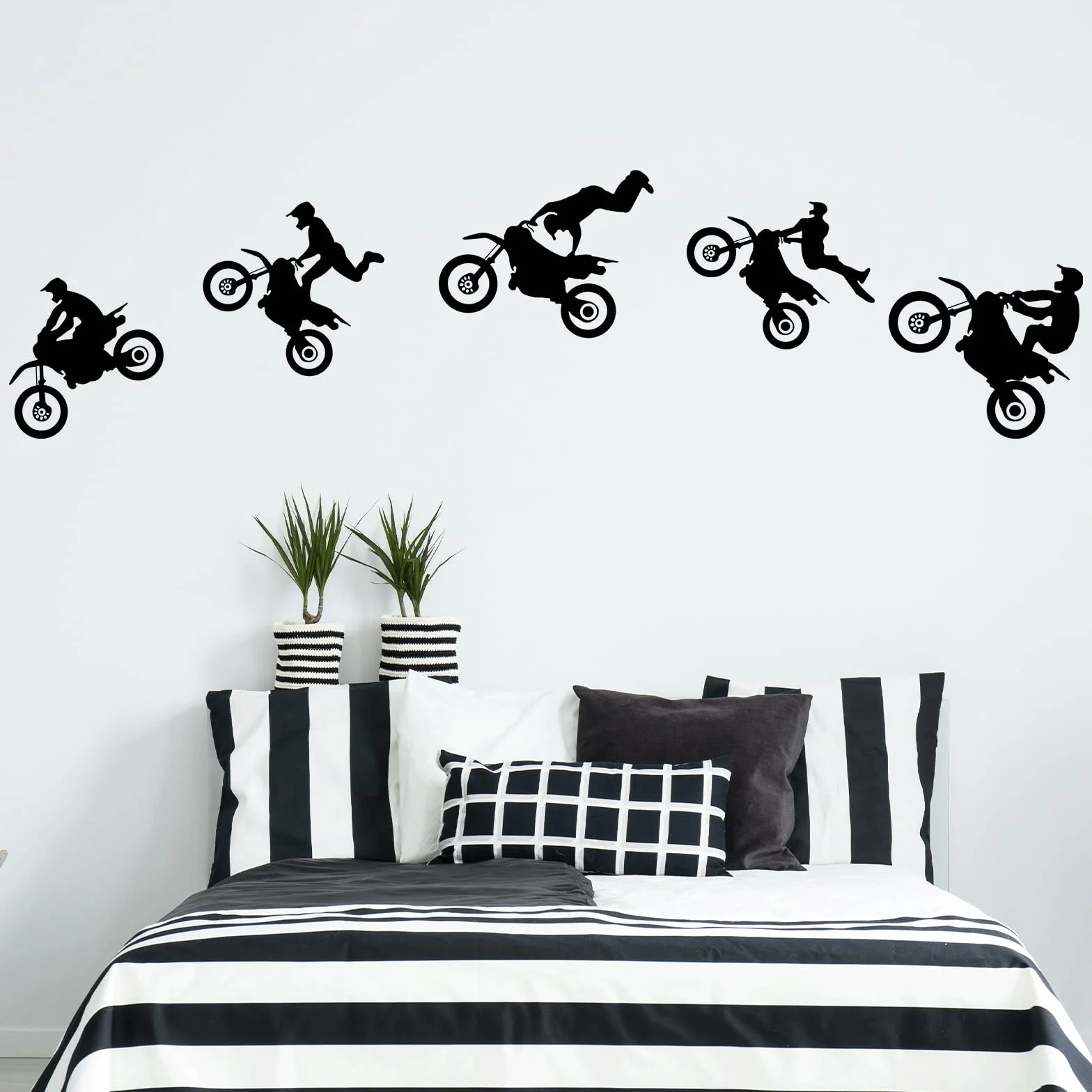 IDISON Autocollant moto Dirt Bike - Sticker mural sport