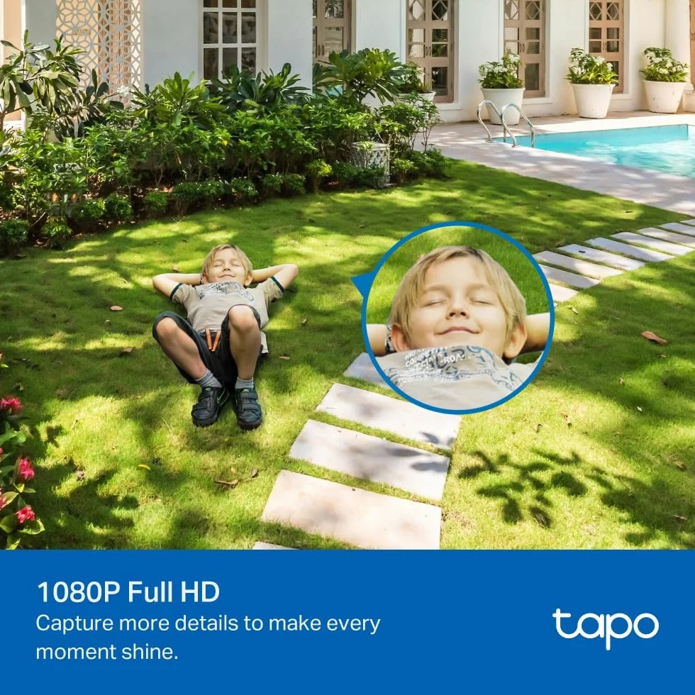 TP-Link Tapo C500 | Obrotowa kamera zewnętrzna Wi-Fi 1080p | Śledzenie ruchu | Tryb nocny | IP65 | Dwukierunkowe audio | Kompatybilna z Alexa i Google Home