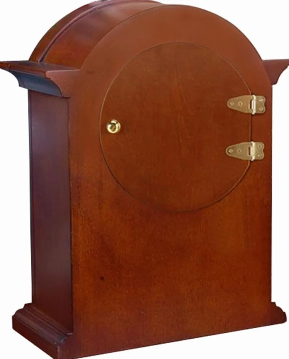Decoive Horloge de Cheminée en Bois 27,9 cm Décoration Salon Bureau