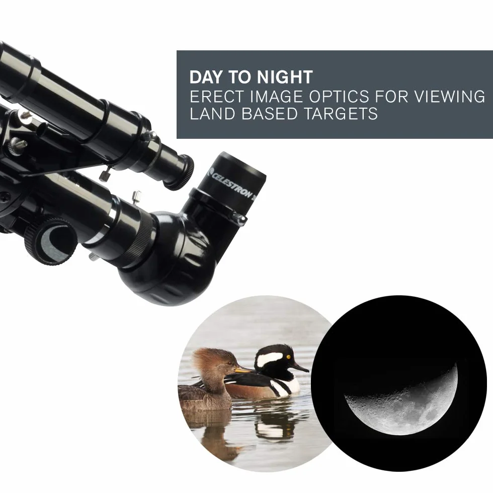 Celestron 21041 PowerSeeker 60AZ Refractor Telescope, Black