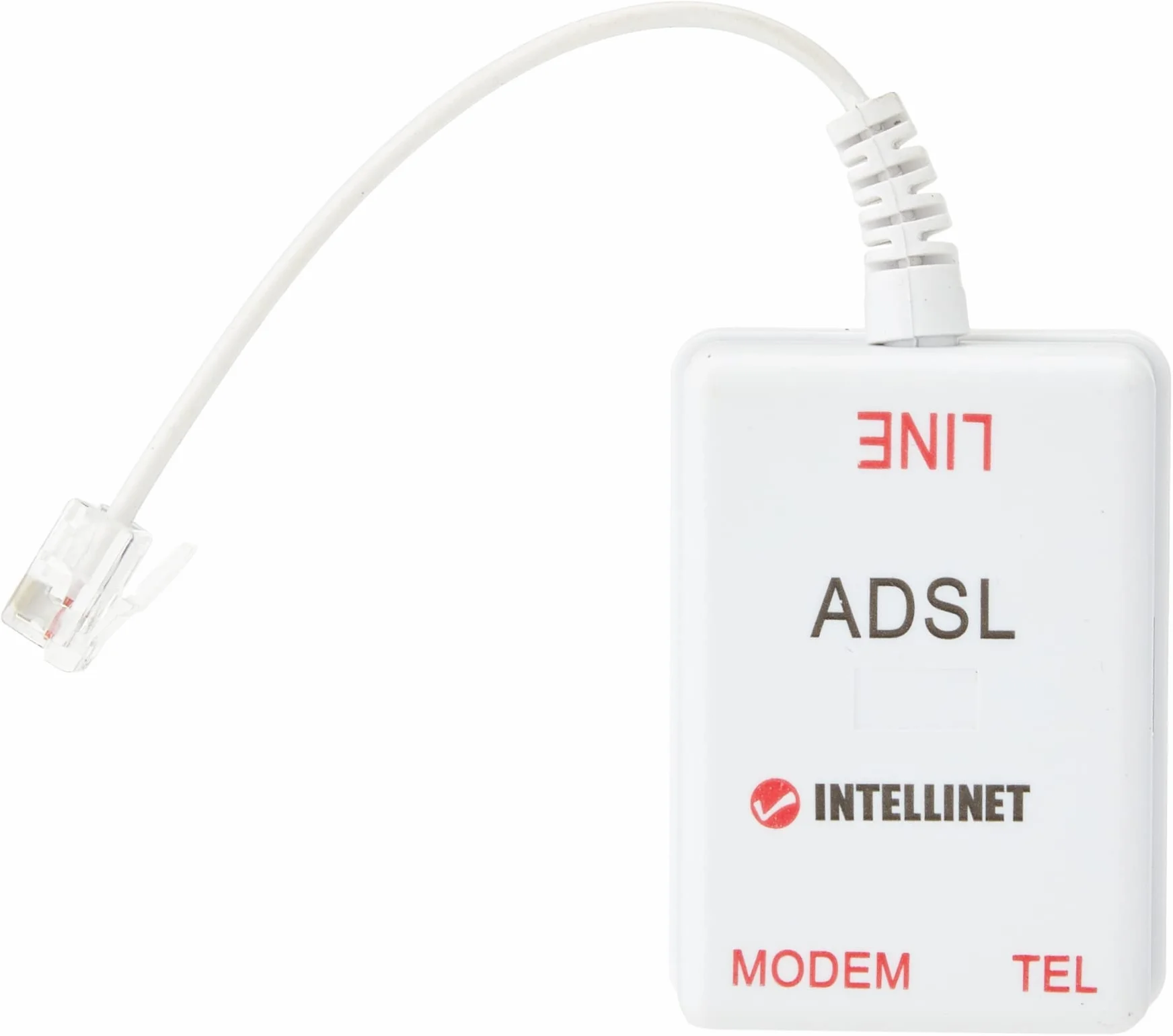Intellinet 201124 rozdzielacz do modemu ADSL biały
