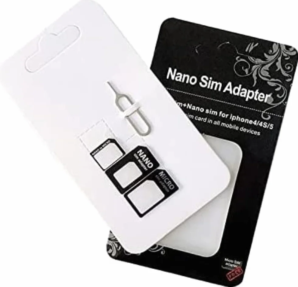 Adapter noosy 3 w 1 Nano SIM, Micro SIM i SIM, czarny