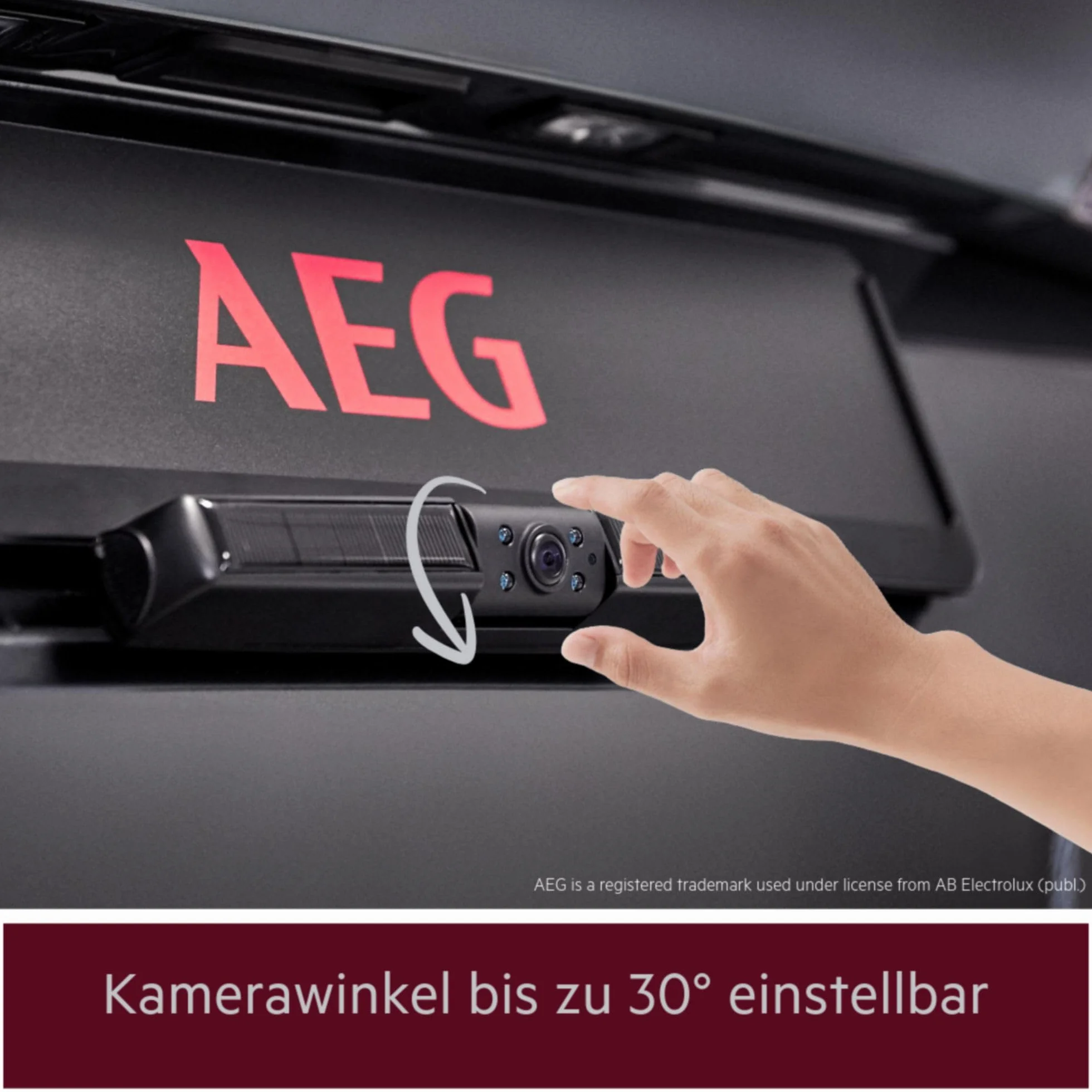 Aeg 10997 Kamera, Czarny, 4,3 Cala