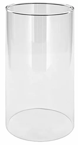 Cylindre Transparent sans Fond Transparent diamètre 10 cm Hauteur 30 cm Les Deux extrémités résistant à la Chaleur Nous fabriquons d'autres Tailles sur Votre Demande