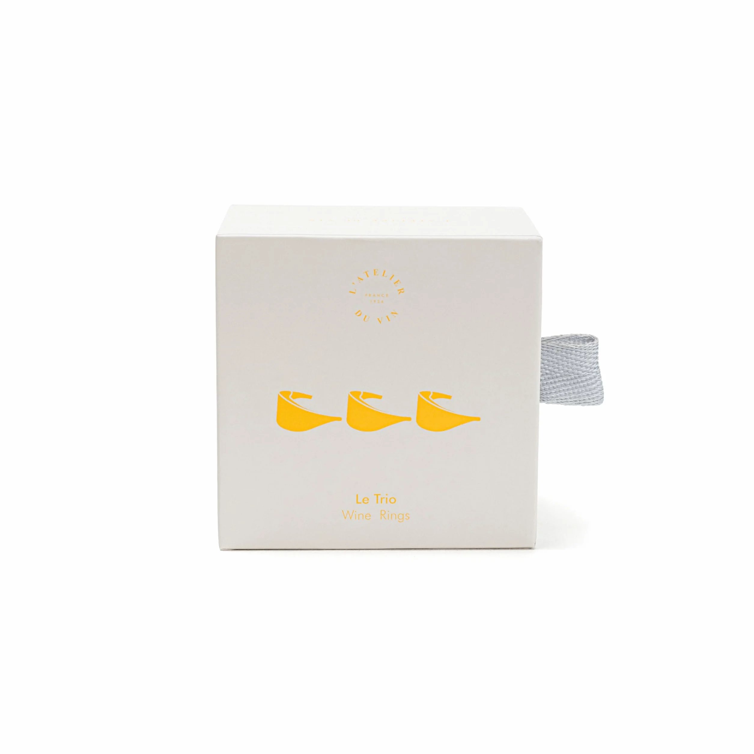 L'ATELIER du VIN - Anneaux Anti-Gouttes pour Bouteilles de Vin - Coffret de 3