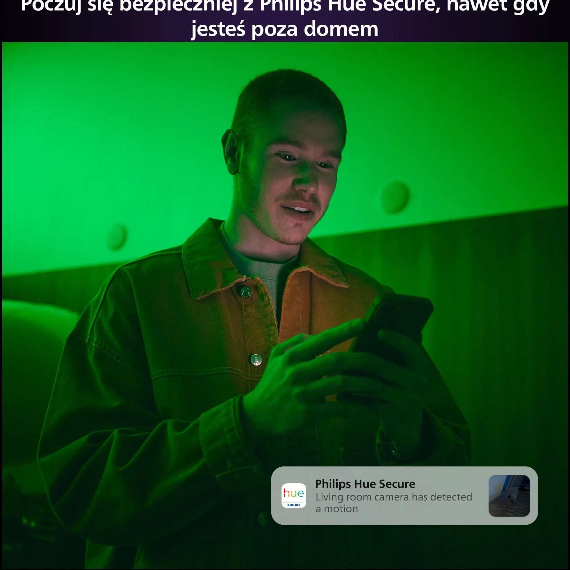 Philips Hue Raven Kamera przewodowa biała