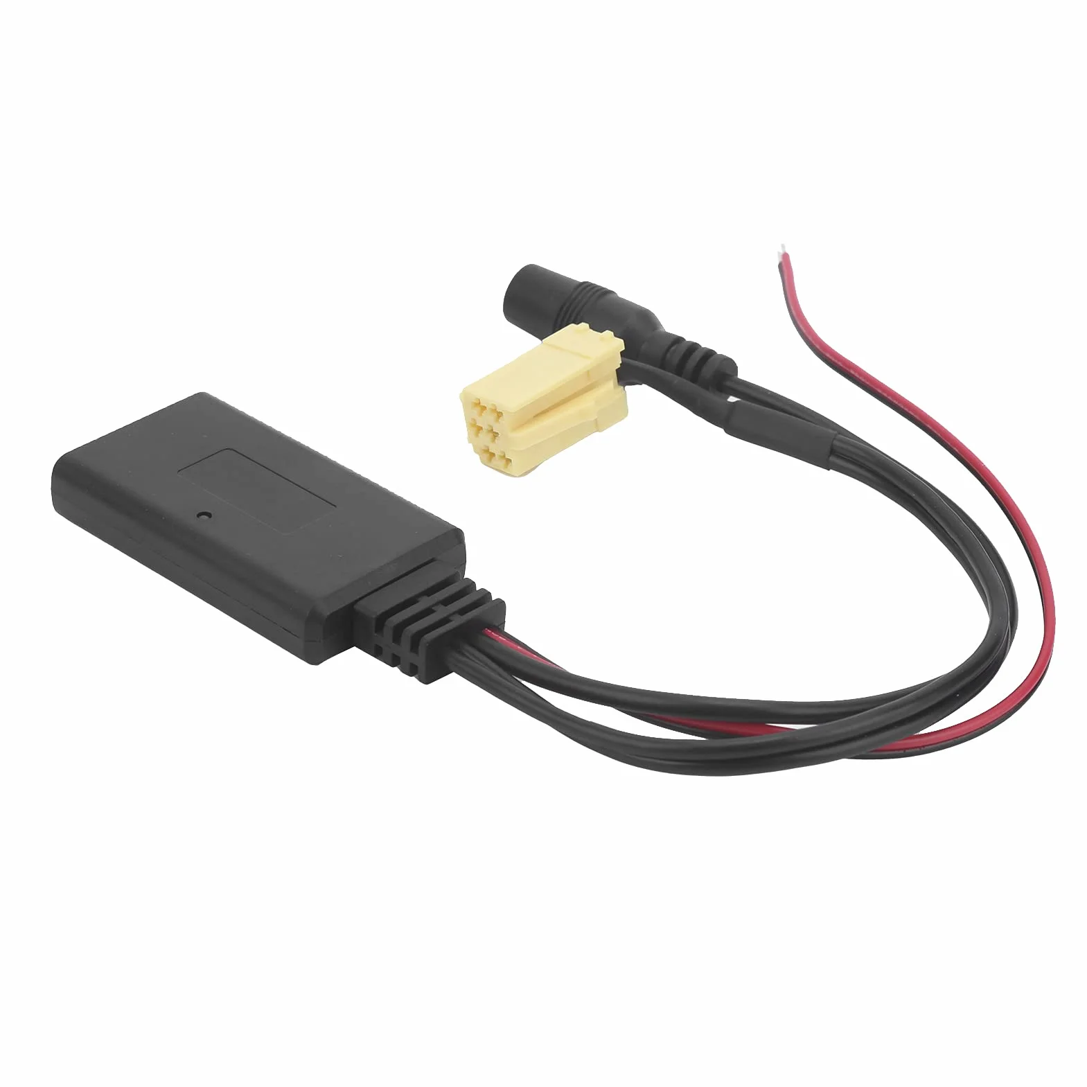 Samochodowy moduł Bluetooth, DC12V 6Pin Bluetooth 5.0 AUX adapter audio z mikrofonem 59.1in kabel pasuje do Fiat Ducato 2011