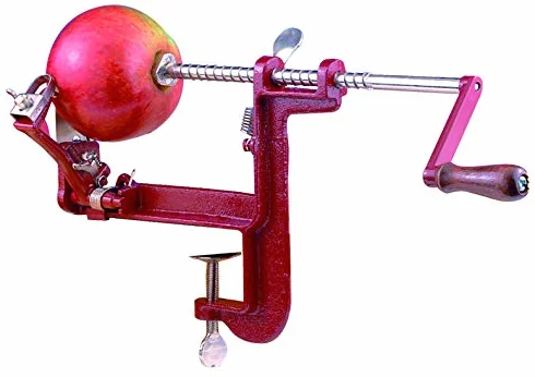 Pèle-Légumes Rouge Acier Inoxydable Modern avec Prise Serrée