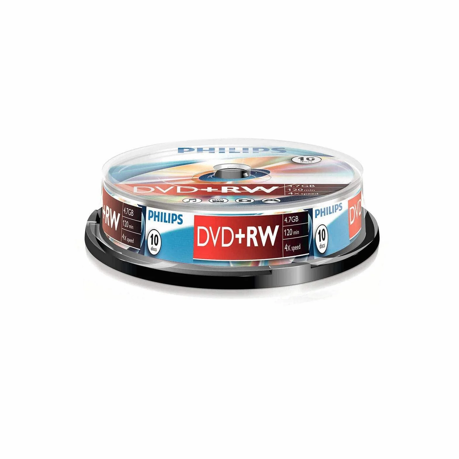 Philips DVD+RW 4.7GB 4x Spindle 10