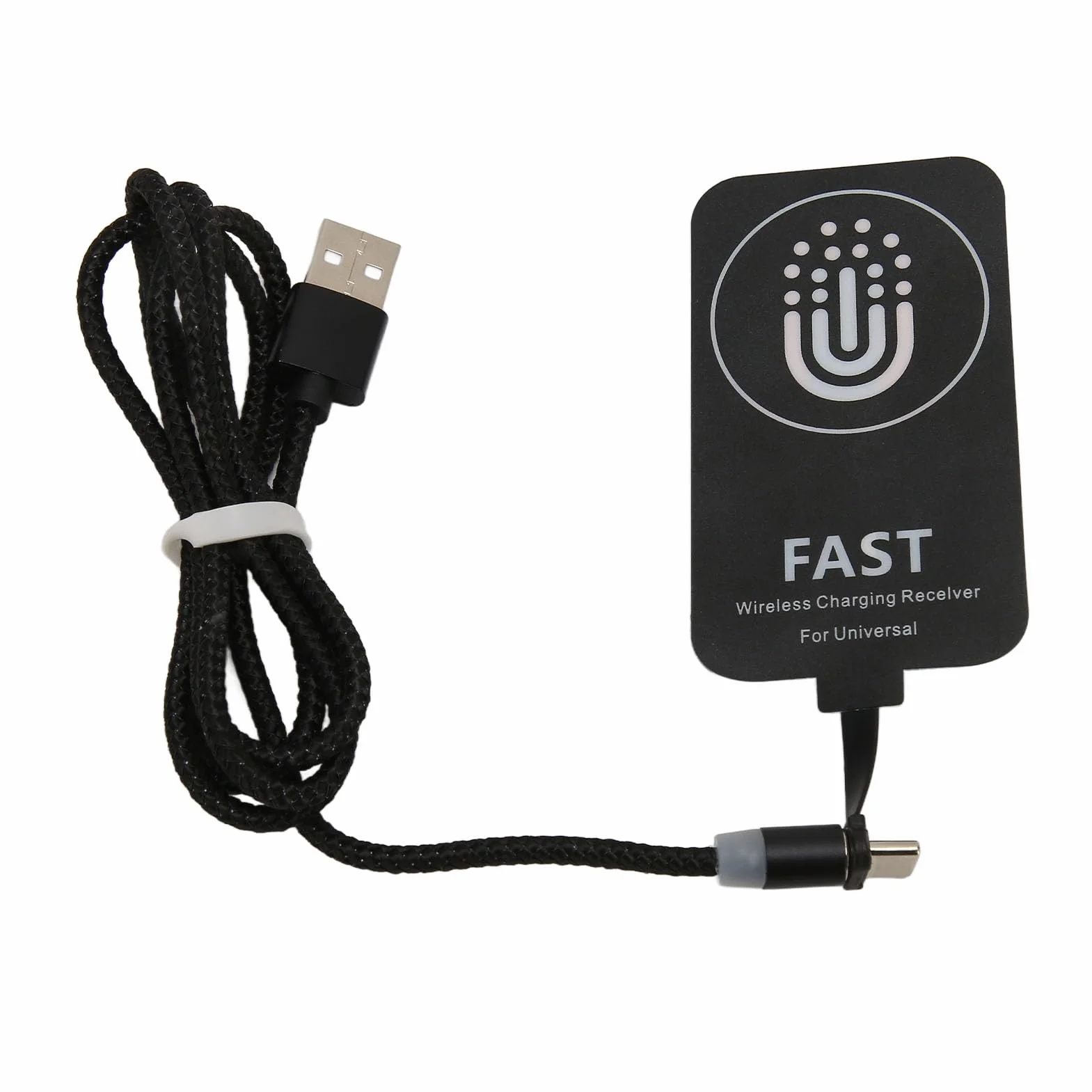 Bezprzewodowy Odbiornik ładowania Typu C, Ssanie Magnetyczne USB C Qi Bezprzewodowa ładowarka z Odbiornikiem Łatka ładująca