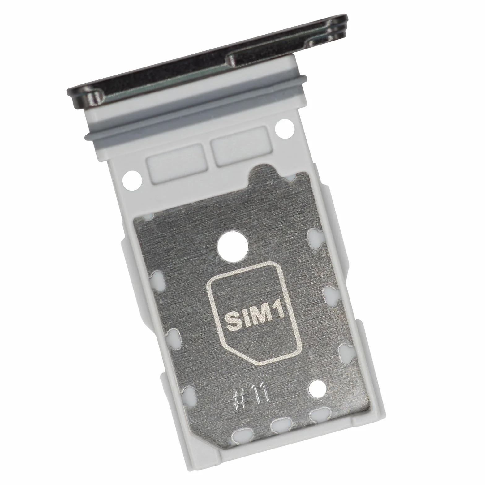 MMOBIEL Ramka do Karty Dual SIM Kompatybilny z Samsung Galaxy S24 Ultra - Tacka Karty Dual SIM - SIM Card Holder Replacement - Z Pinezką SIM i Wodoodporny Gumowy Pierścień - Czarny