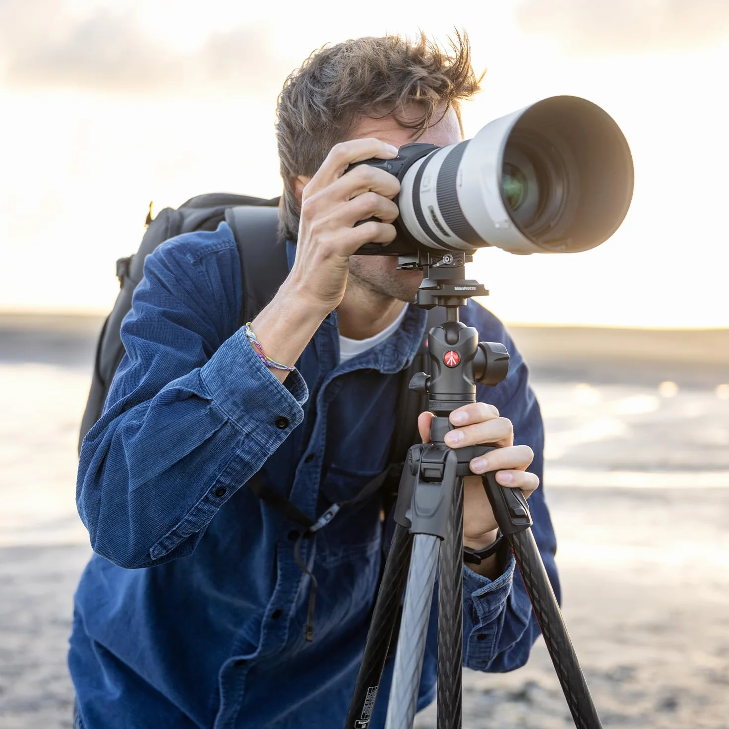 MANFROTTO Kit Befree Advanced AS Carbone bagues de Serrage