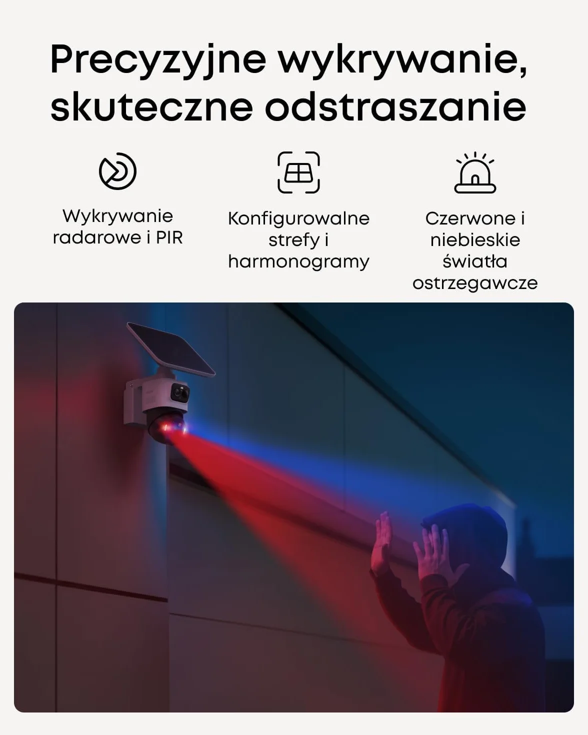 Zestaw eufyCam S4 z 2 kamerami, bezprzewodowa kamera solarna do monitoringu zewnętrznego, kamera PTZ z 3 obiektywami, 4K UHD, śledzenie wielu kamer 360°, automatyczne śledzenie