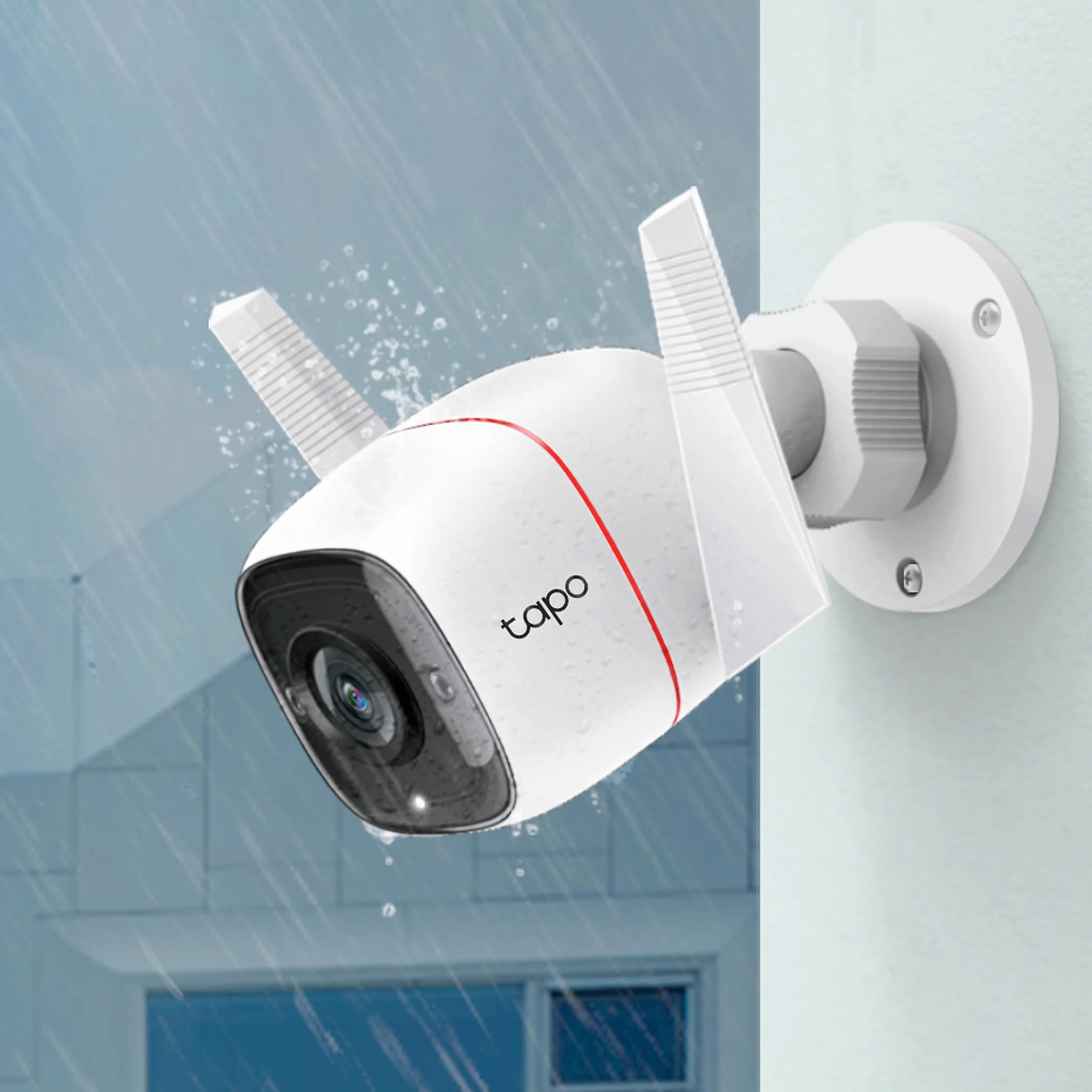 TP-Link Tapo C310 | Kamera zewnętrzna Wi-Fi 3MP | Tryb nocny | Detekcja ruchu | Obsługa PoE i microSD do 128 GB | Kompatybilna z Alexa i Google Home