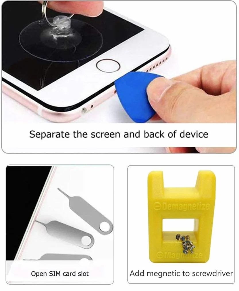 Tri-Point Y000 Tri-Wing śrubokręt 0,6 mm w kształcie litery Y zestaw narzędzi kompatybilny z Apple Watch Repair Opening Tool