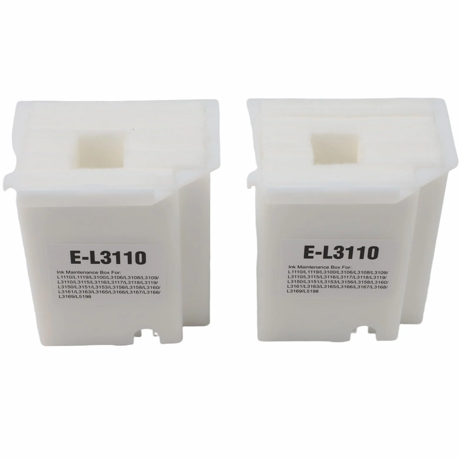 FUBESK Lot de 2 boîtes d'entretien de rechange pour imprimante ET-2810 ET-2812 ET-2814 ET-2803 ET-2715 ET-2720 ET-2721 ET-2726