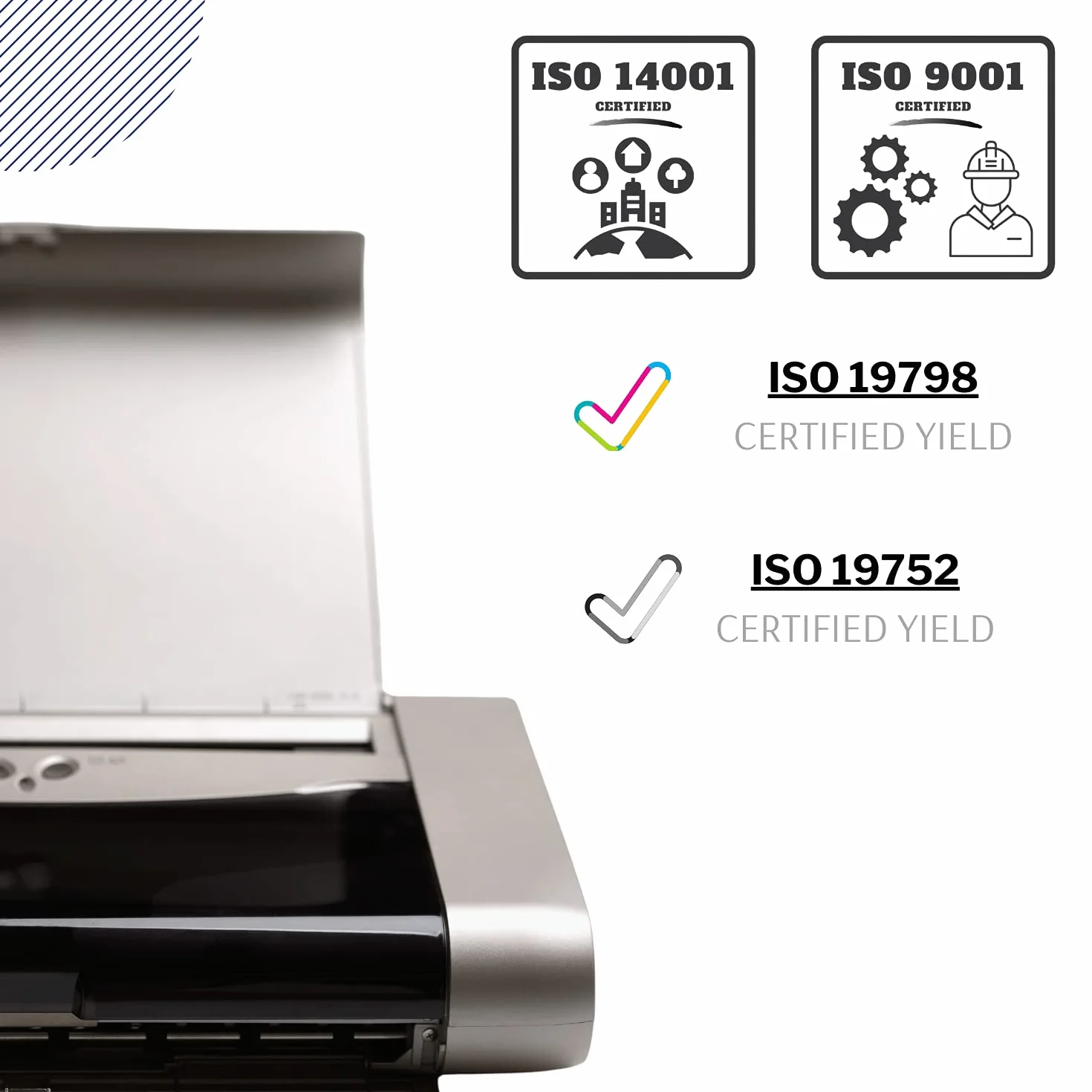 GP TONER Tusz zamiennik do HP 302 302XL do OfficeJet 3831 5230 5220 3833 4650 3830 DeskJet 3630 3636 1110 2130 Envy 4525 4520 4524 (302XL ZESTAW (Czarny + Kolor))