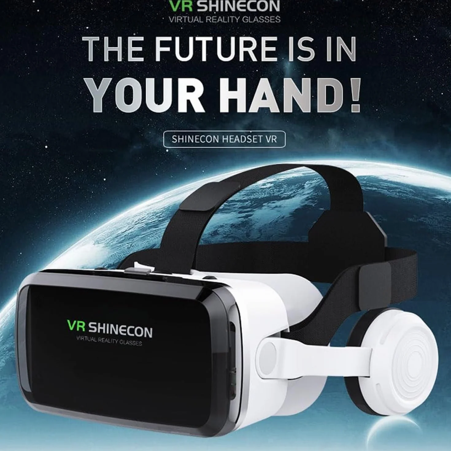 Zestaw słuchawkowy VR, okulary wirtualnej rzeczywistości zestaw gogli VR do iPhone'a 15 14 13 12 Pro Max Plus Samsung Galaxy S24 S23 S22 S21 Edge itp iOS Android Smartphone dla dorosłych i dzieci