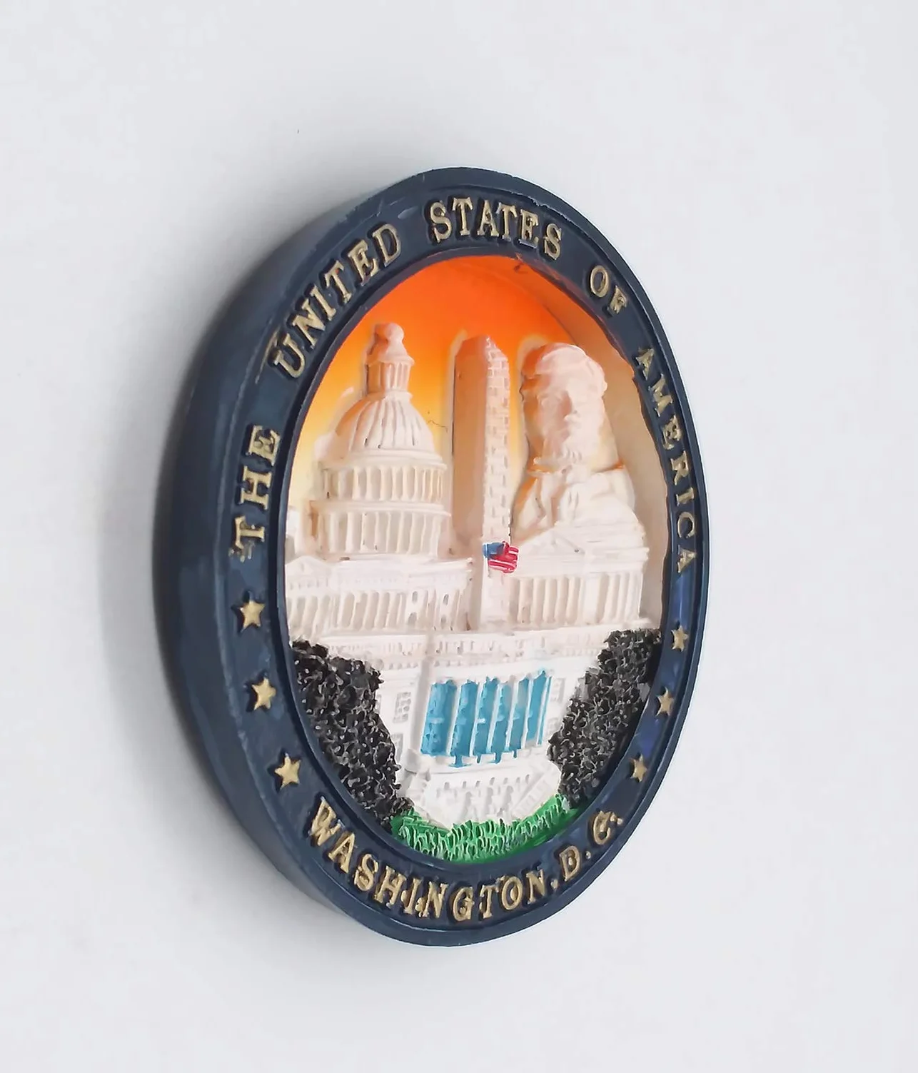 Aimant de décoration 3D Washington Capitale des États-Unis d'Amérique