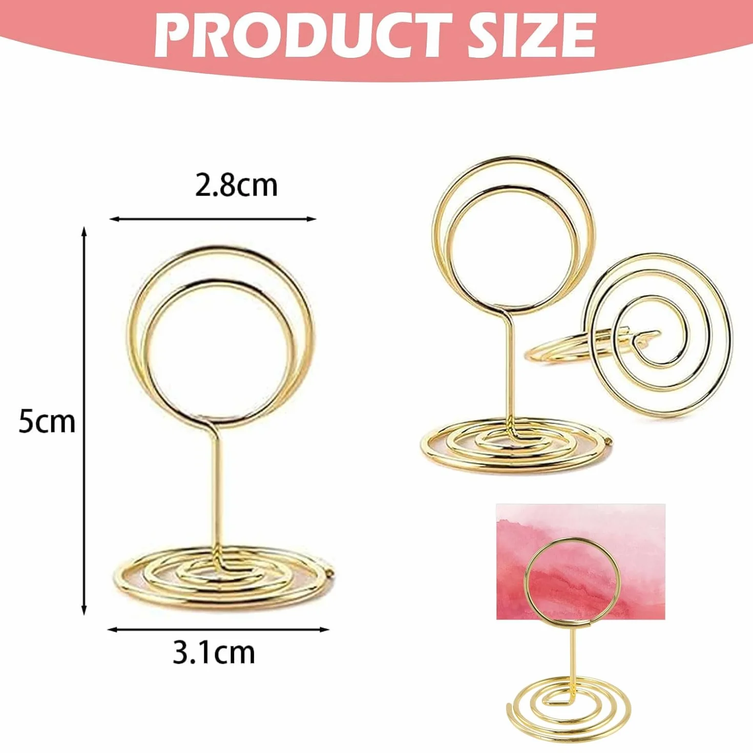 Supports de table dorés ronds lot de 30 pour mariages banquets fêtes