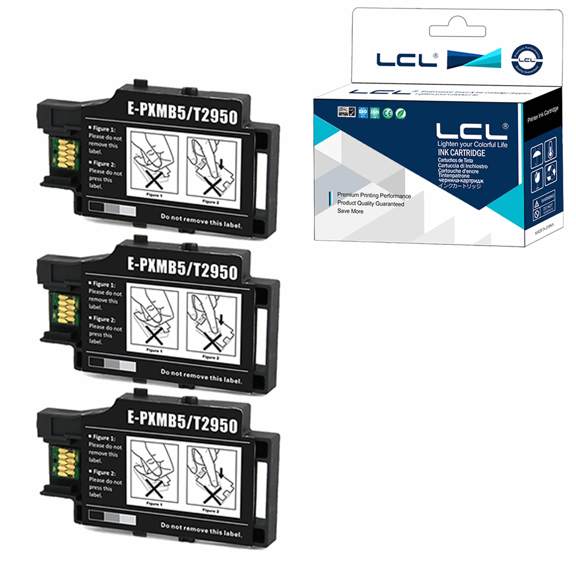 Epson Workforce WF-100 WF-110 WF-100W Boîte de Maintenance T2950 C13T295000 3-Pack