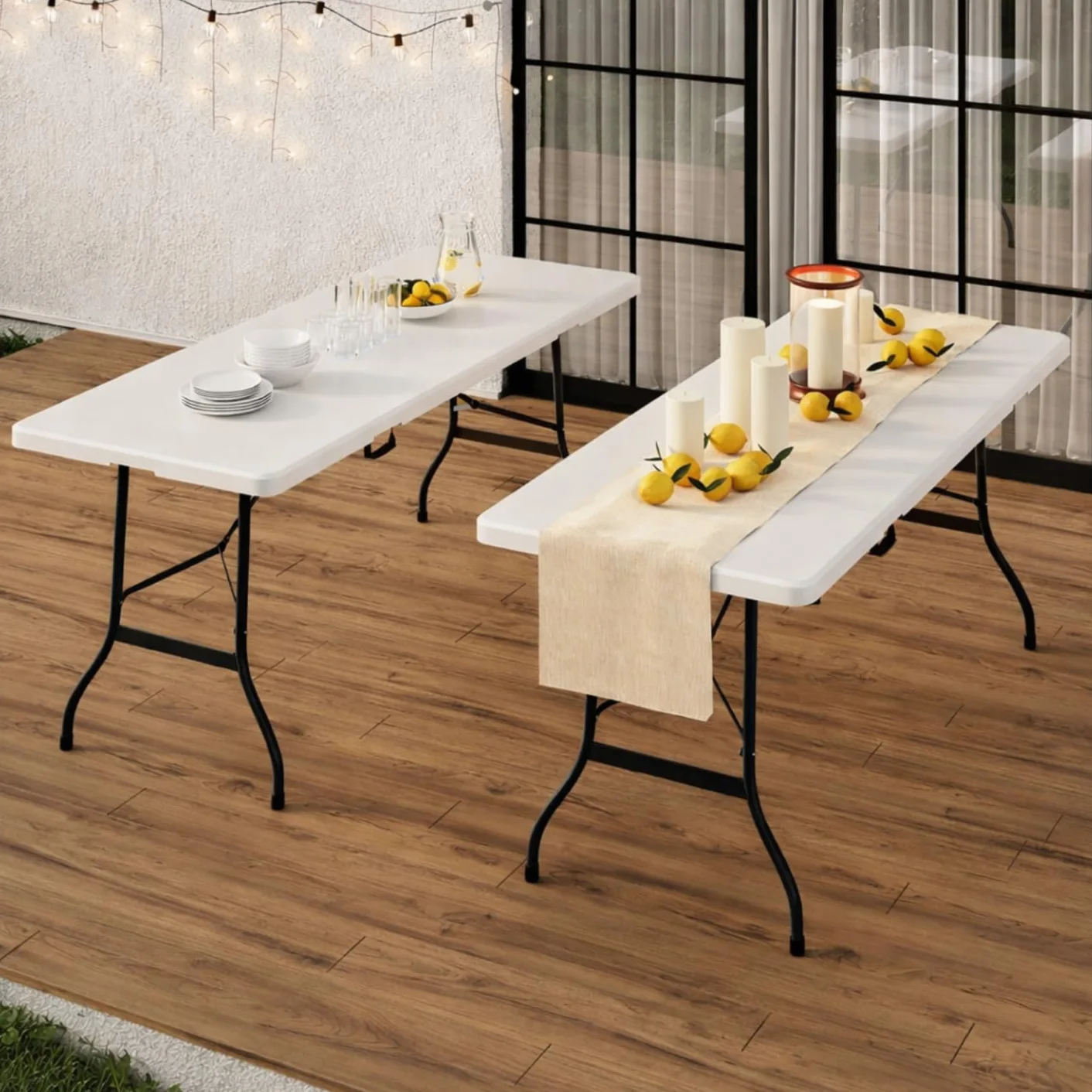 ProBache - Table pliante d'appoint portable pour camping ou réception 180 cm