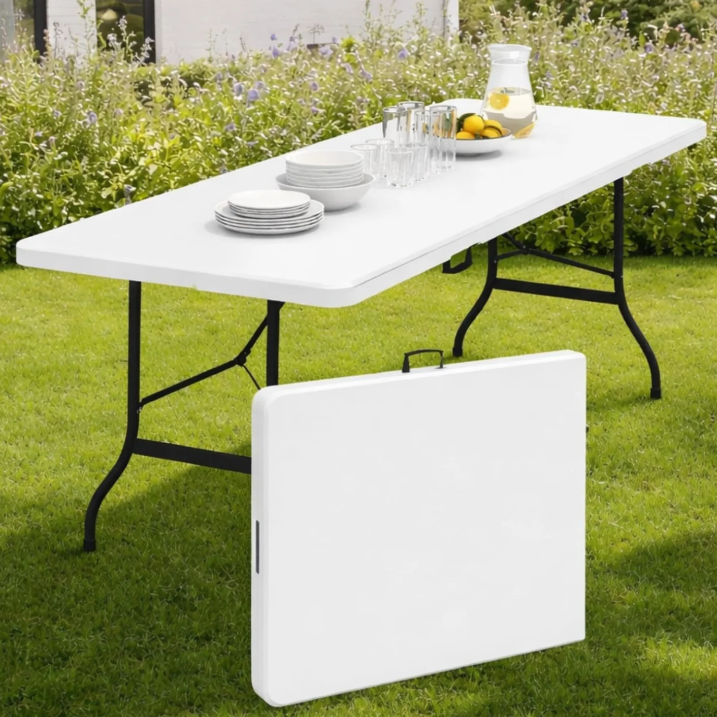 ProBache - Table pliante d'appoint portable pour camping ou réception 180 cm