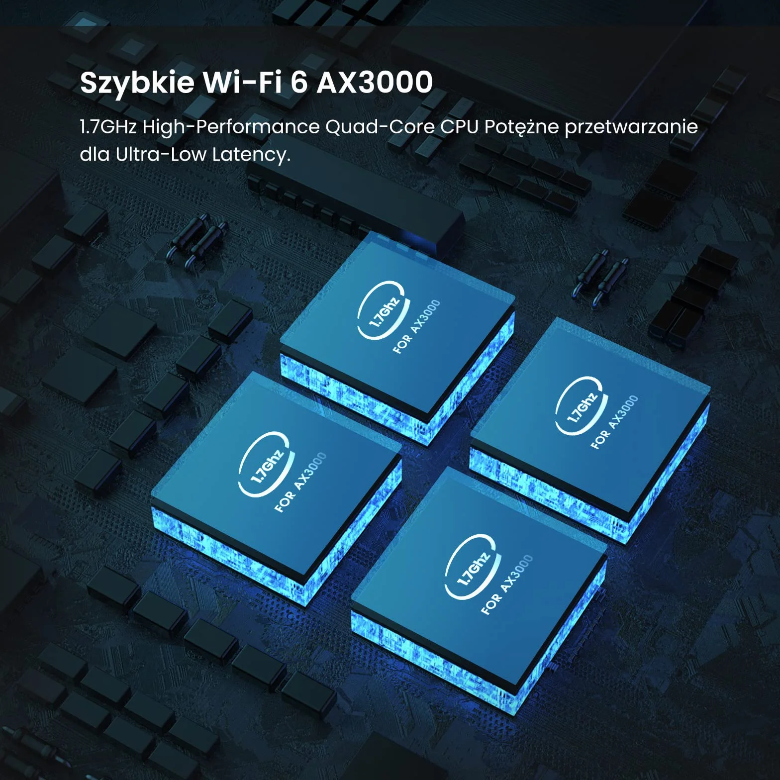 Tenda Nova MX12-3 AX3000 Mesh Wi-Fi 6 System, szeroki zasięg Wi-Fi do 650m², procesor Quad-Core 1,7 GHz, porty Gigabit LAN, obsługuje Alexa, 3-Pack