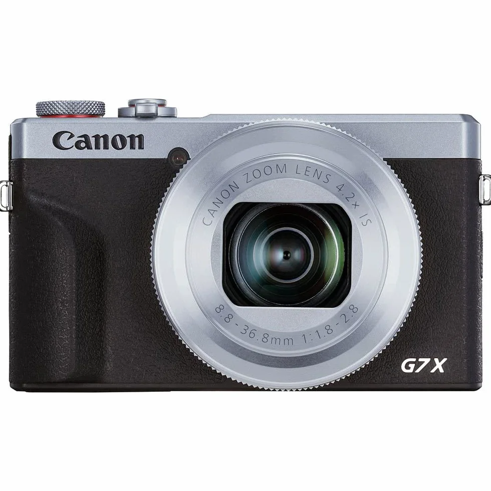 Canon PowerShot G7 X Mark III aparat cyfrowy 20,1 MP, 4,2-krotny zoom optyczny, ekran dotykowy LCD, składany, DIGIC 8, 4 K, Full-HD, Wi-Fi, Bluetooth, funkcja automatycznego przysłaniania, srebrny