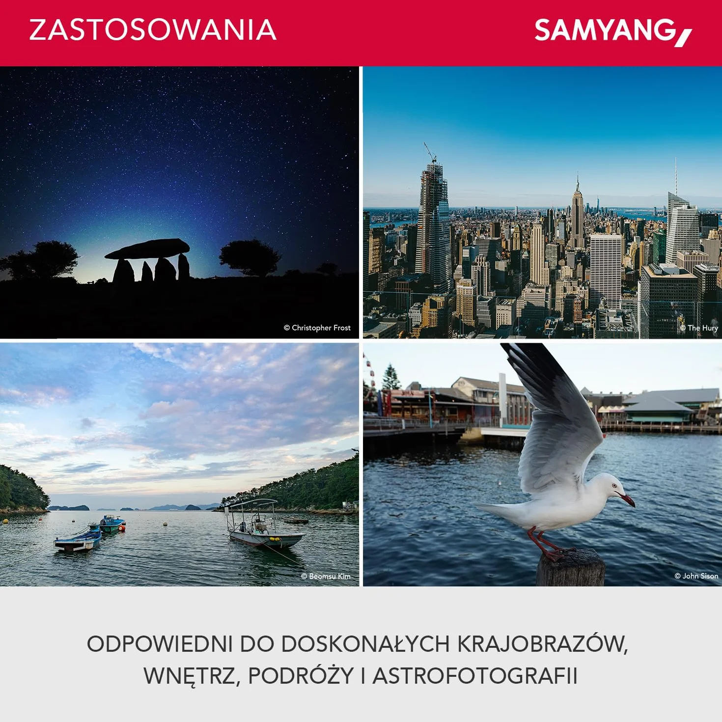 Samyang F 2.8 22841 Obiektyw, Czarny, 18mm