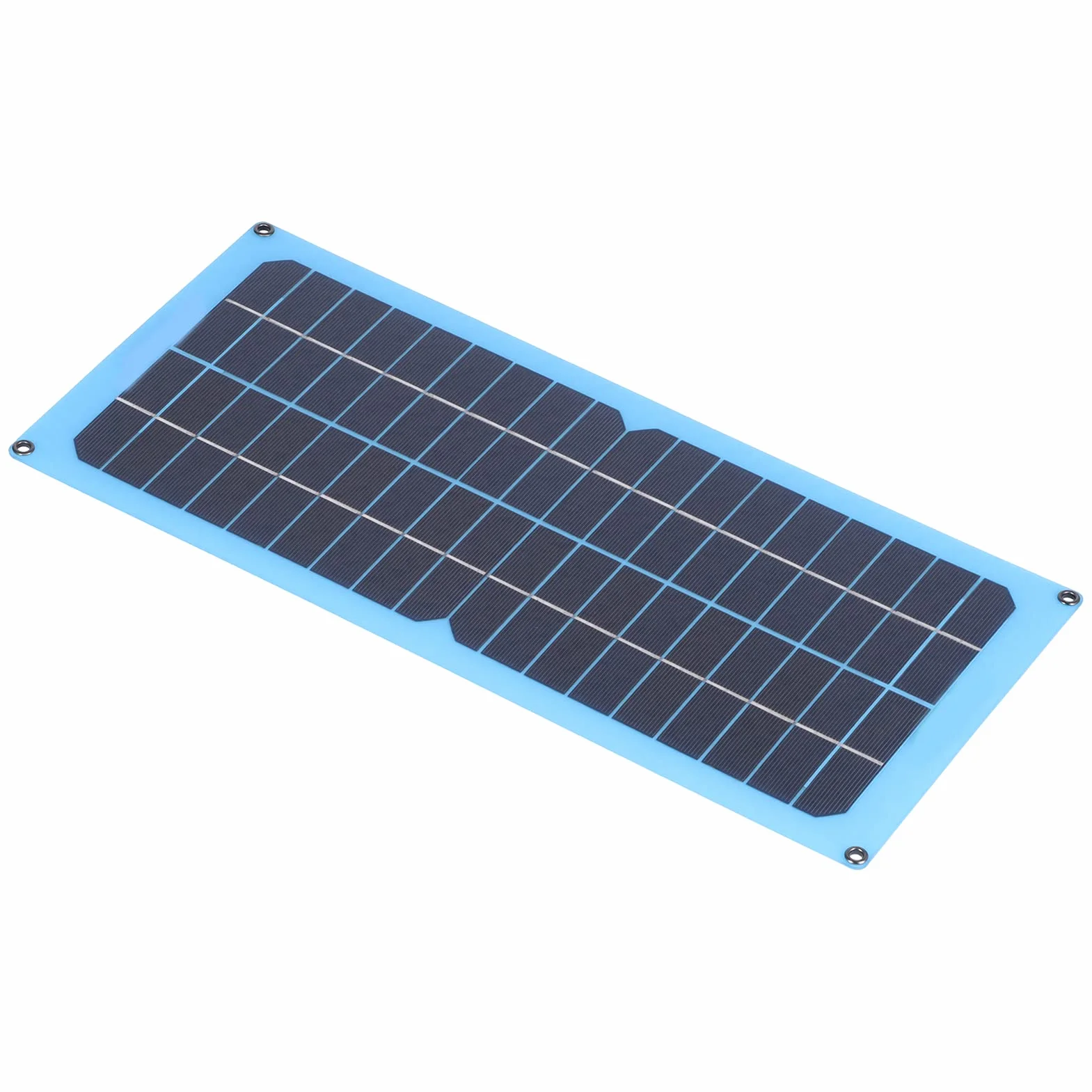 Yosoo Health Gear Elastyczny Zestaw Paneli Słonecznych Laminowany moduł Fotowoltaiczny 15 W 18 V Ładowarka Słoneczna USB z Regulowanym Uchwytem IP65 Wodoodporny do Kempingu RV Camping Piesze
